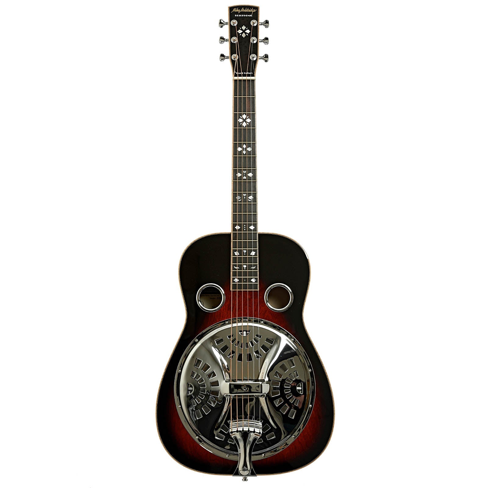 Beard "Mike Auldridge" MA-6 Squareneck Resonator Guitar, Scarlet Sunburst