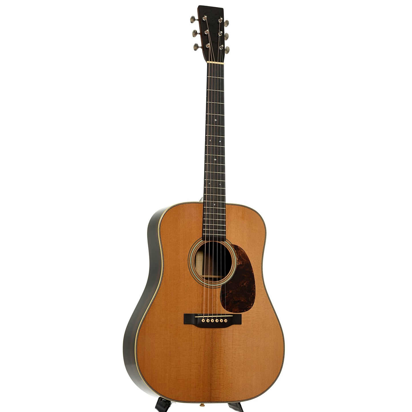 Pre-War Guitars Co. Herringbone Brazilian Rosewood Dreadnought Acoustic Guitar, Level 1 Aging
