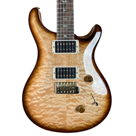 PRS Wood Library Custom 24 Quilt 10 Top Vintage Natural Burst w/case 0406617