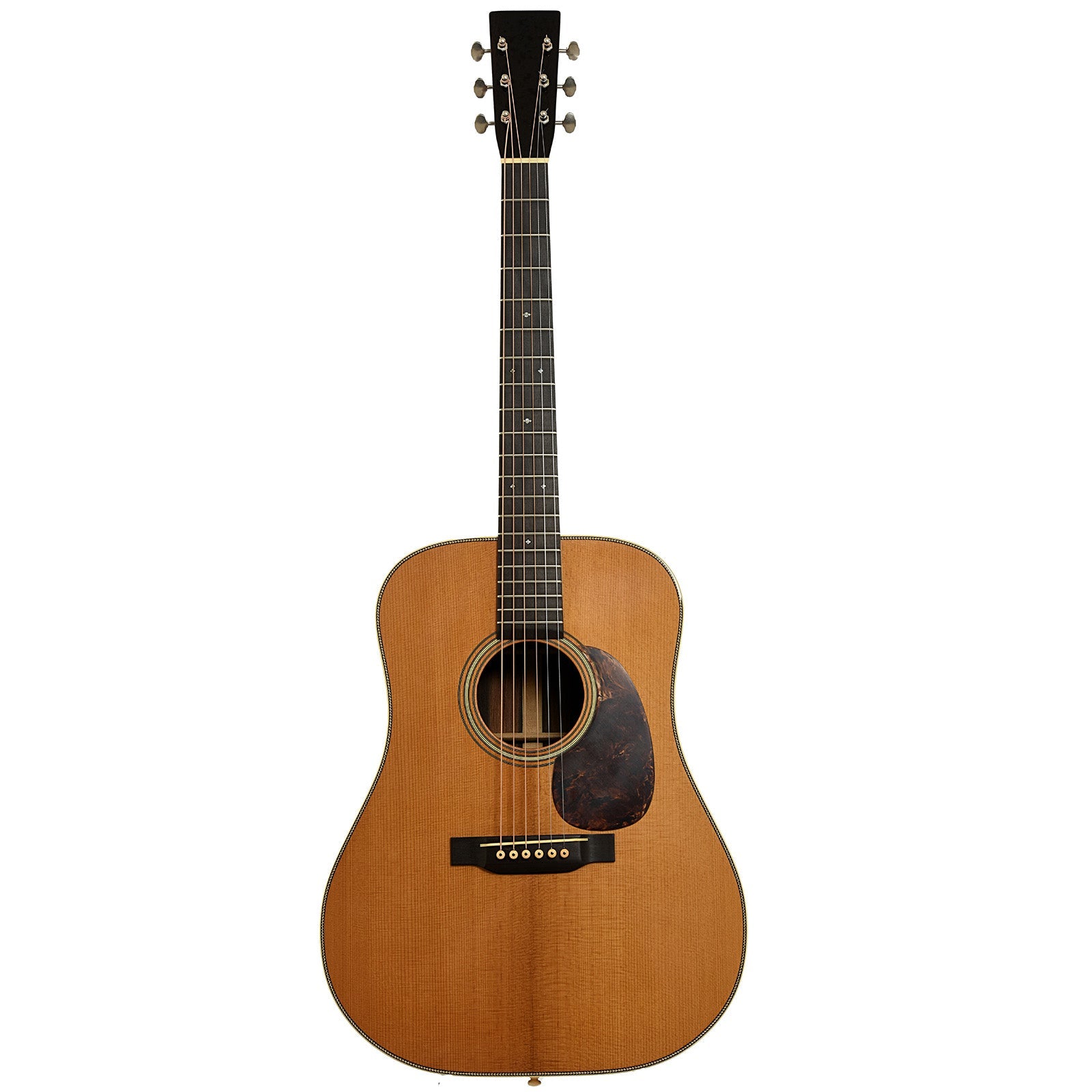 Pre-War Guitars Co. Herringbone Brazilian Rosewood Dreadnought Acoustic Guitar, Level 1 Aging