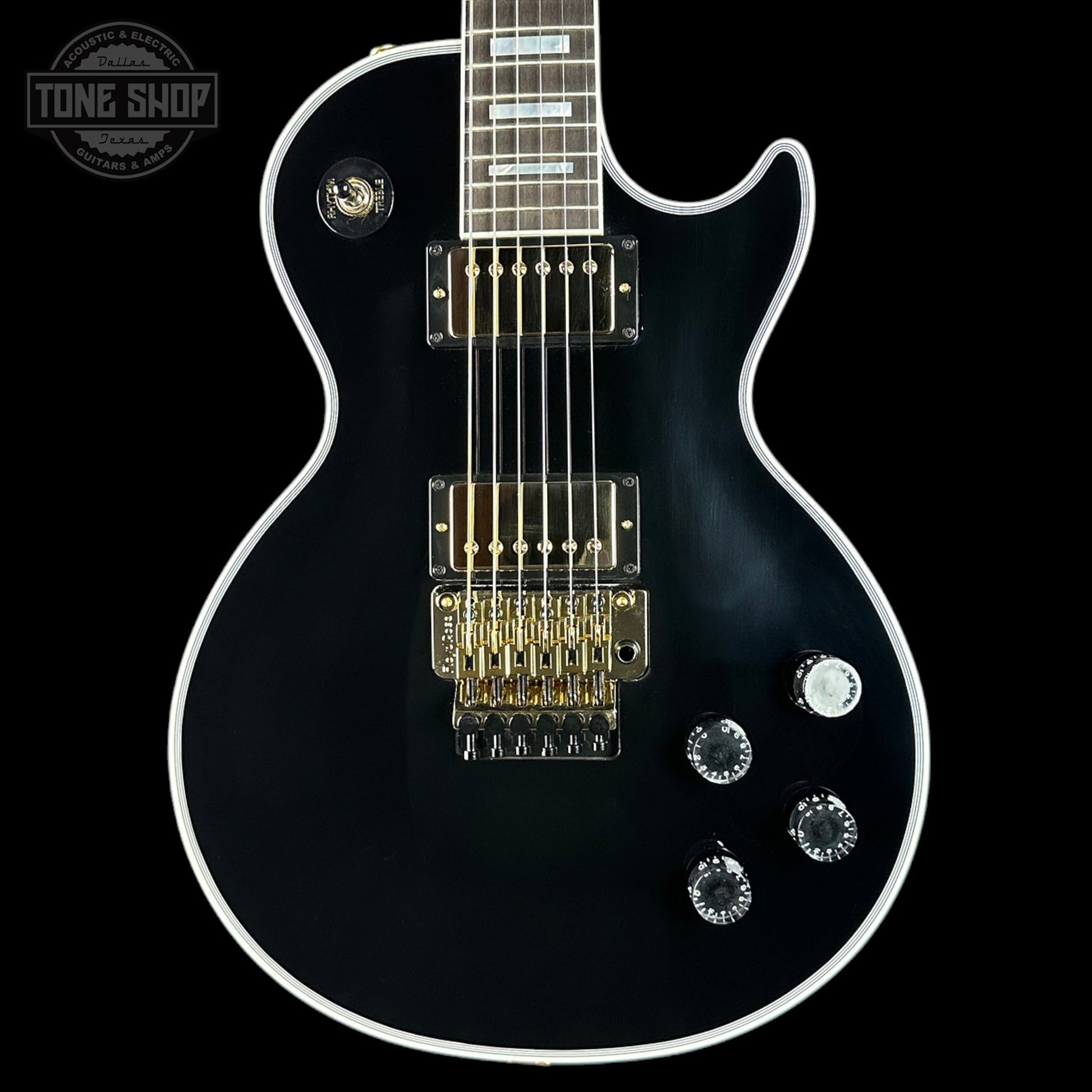 Gibson Custom Les Paul Axcess Custom w/Ebony Fingerboard Floyd Rose Gloss Ebony w/case CS600795