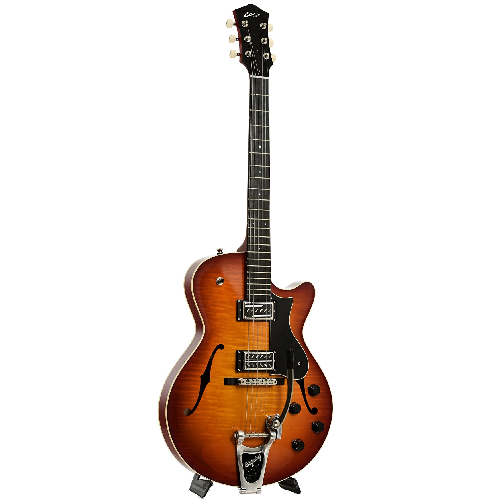 Collings 620 SM LC Hollowbody Electric Guitar& Case, Dark Cherry Sunburst