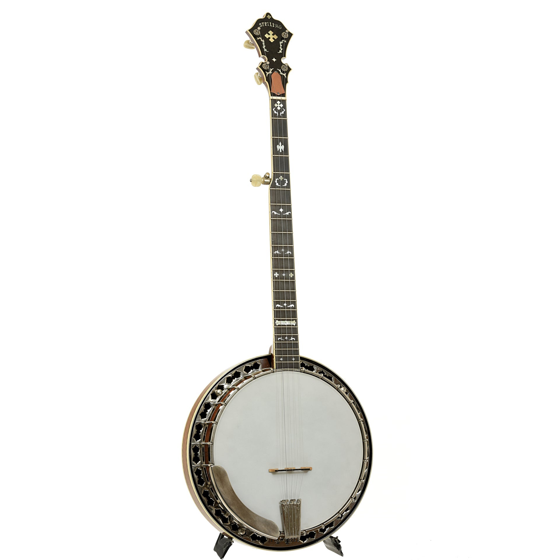 Stelling Golden Cross Walnut Resonator Banjo (1981)