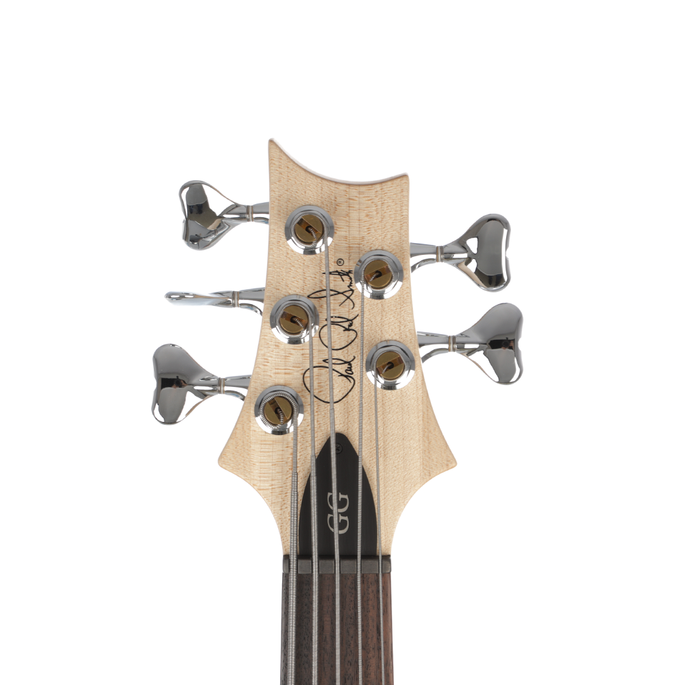 PRS Grainger 5-String Bass Guitar - Black Gold Burst, Natural Back