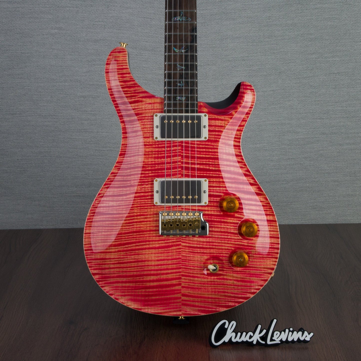PRS Wood Library DGT Electric Guitar - Private Stock Salmon with McCarty Tobbaco Tone Back - CHUCKSCLUSIVE - #240385595 - 2024