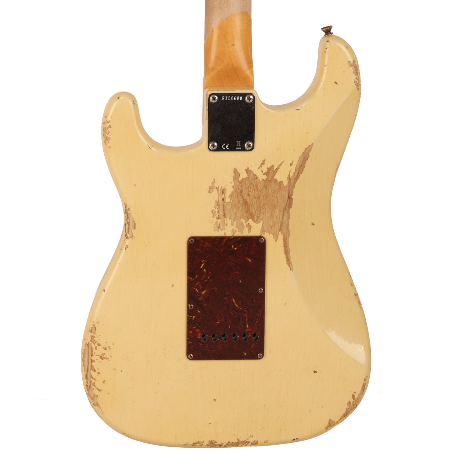 Fender Custom Shop 1962 Stratocaster Heavy Relic Guitar - Aged Vintage White - CHUCKSCLUSIVE - #R120688