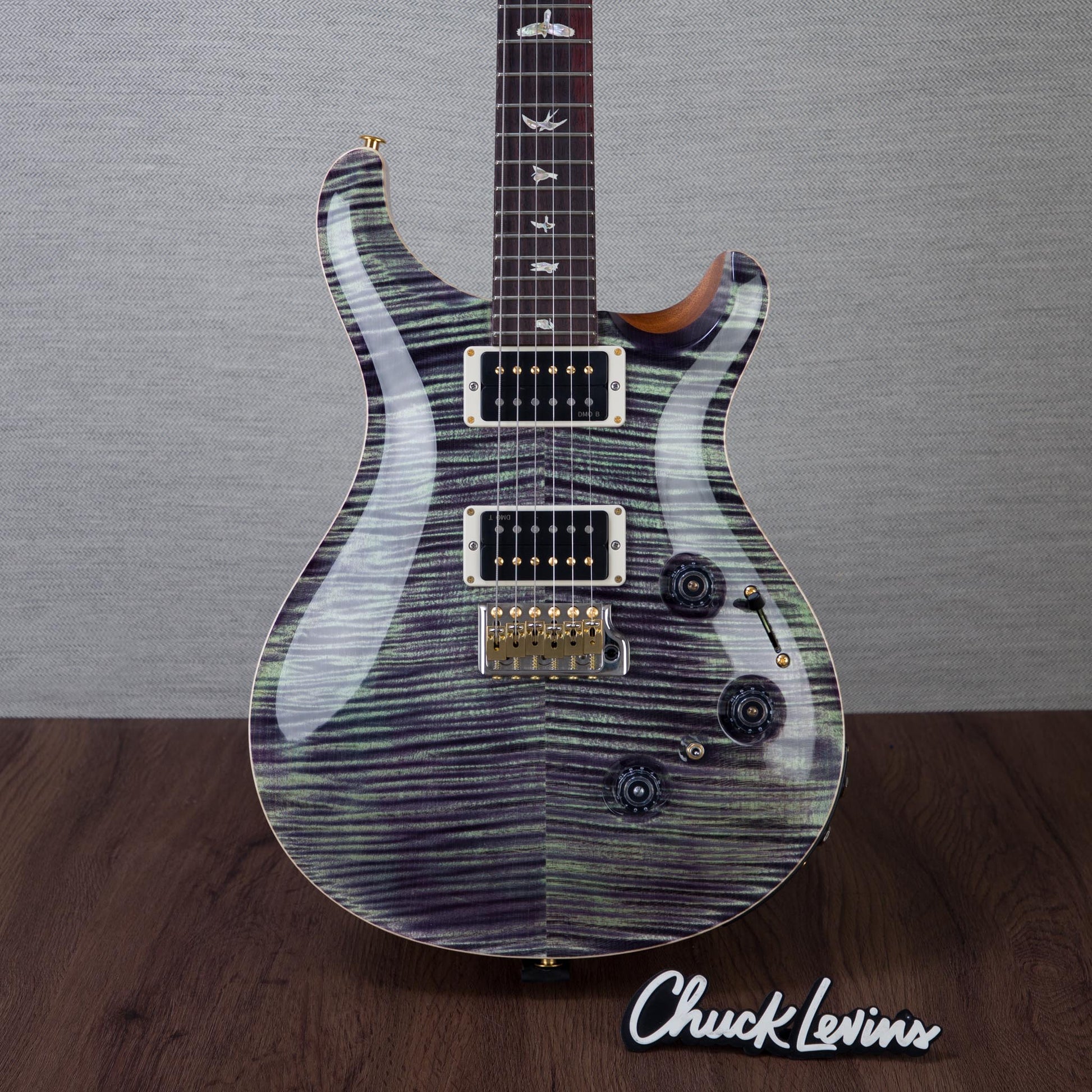 PRS Custom 24 Piezo 10-Top Solid Body Guitar - Aurora Borealis - #250403191