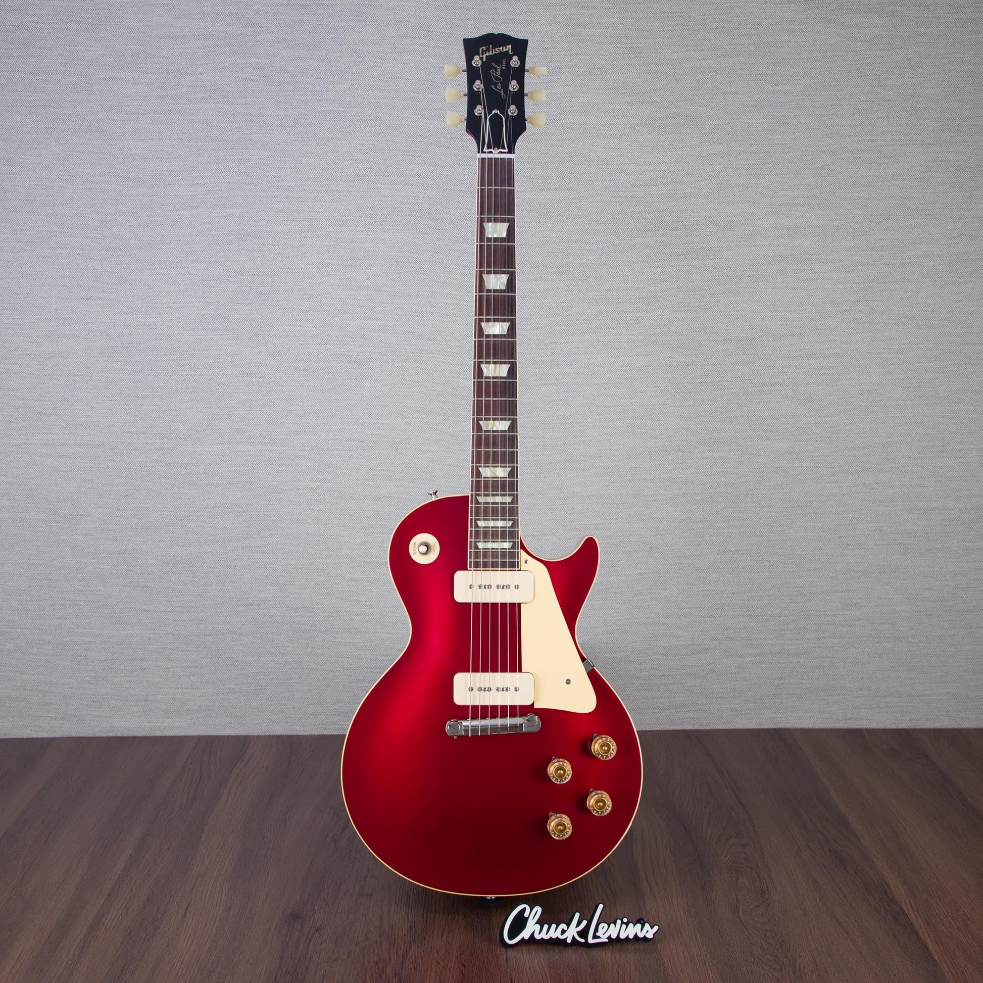 Gibson Custom Shop 1954 Les Paul Standard Electric Guitar - Gloss Candy Red - #43264