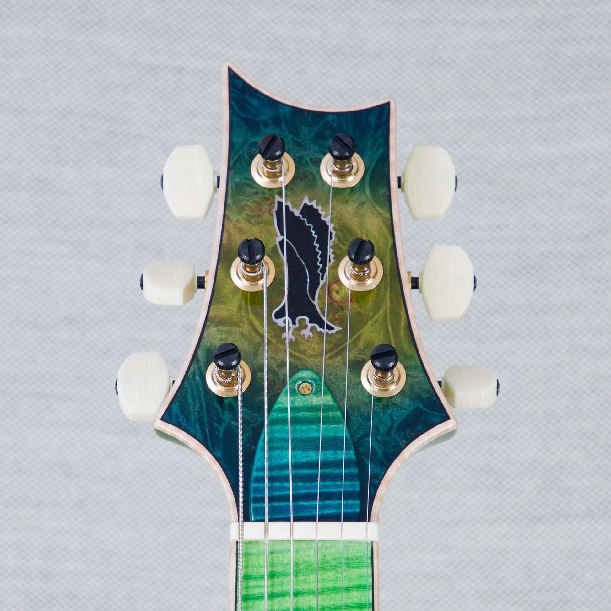 PRS Private Stock Custom 24 Electric Guitar - Laguna Glow/Charcoal Wash - #250410405