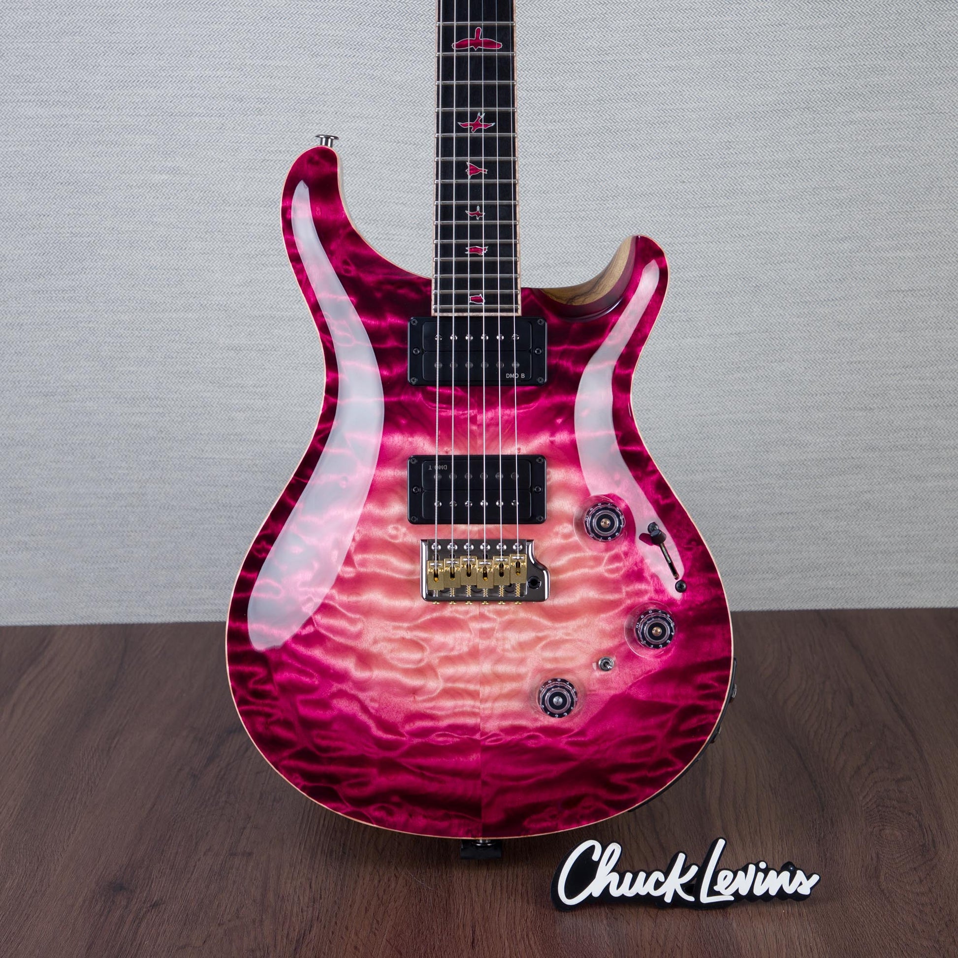 PRS Private Stock Custom 24 Piezo Electric Guitar - Raspberry Glow - #250415609