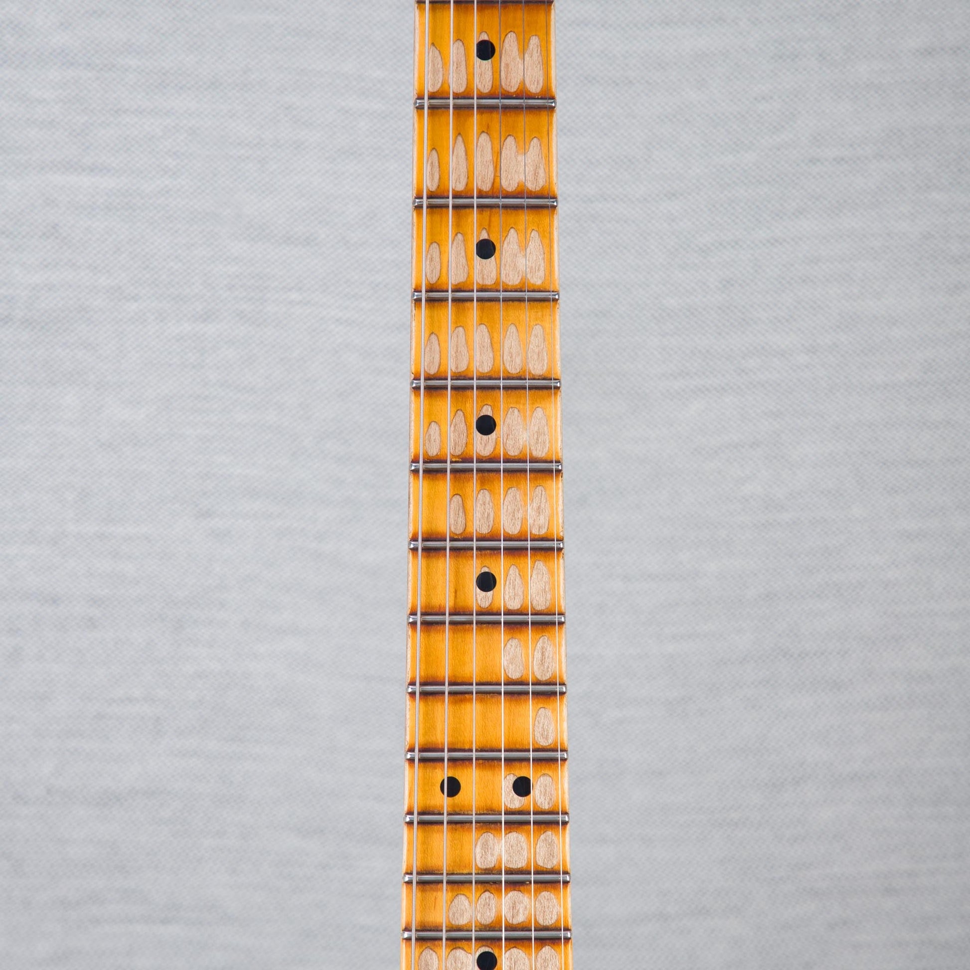 Fender Custom Shop 1952 Telecaster Electric Guitar Super Heavy Relic - Aged Bing Cherry Transparent - #R142796