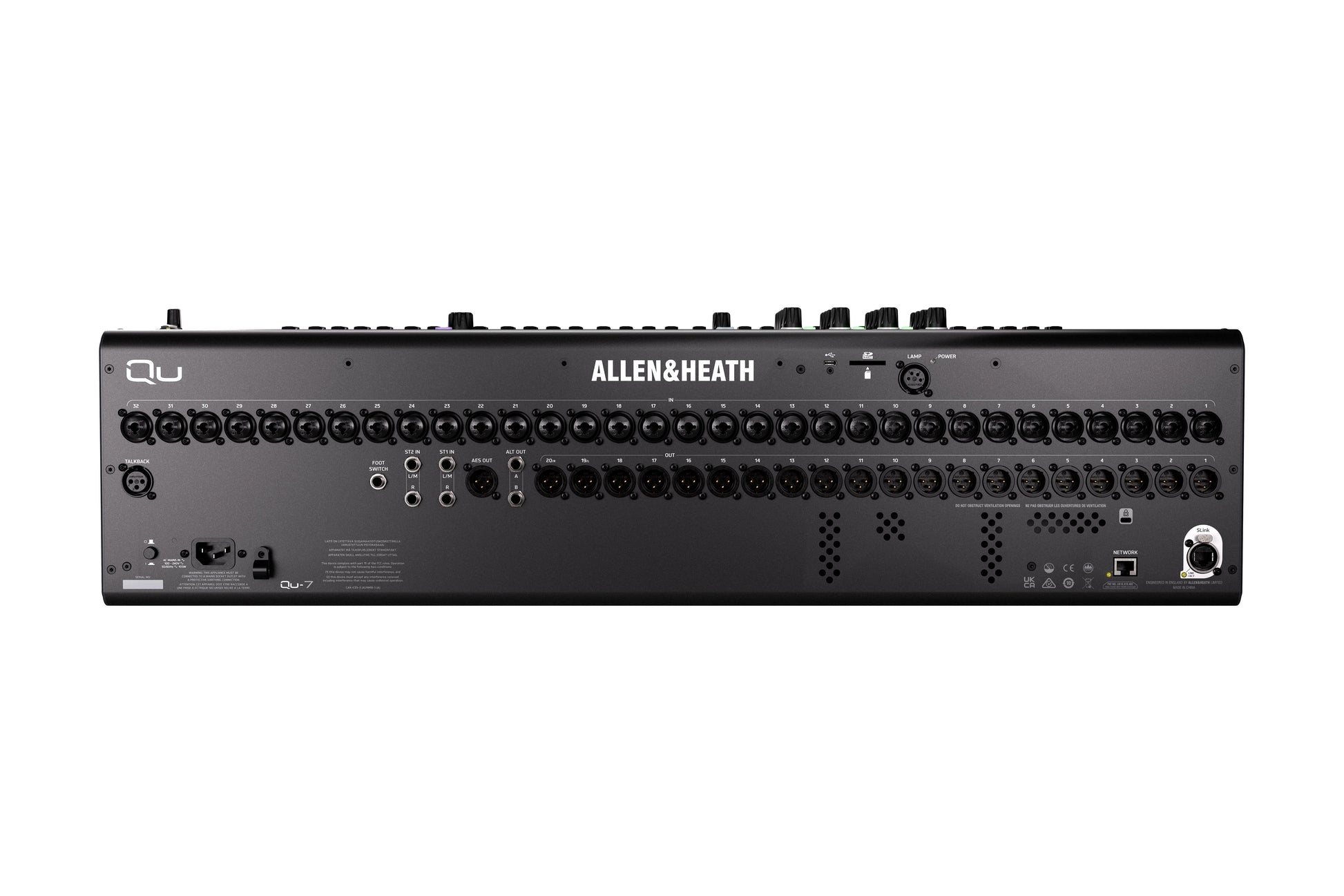 Allen & Heath Qu-7 - 32 Channel 96kHz Digital Mixing Console
