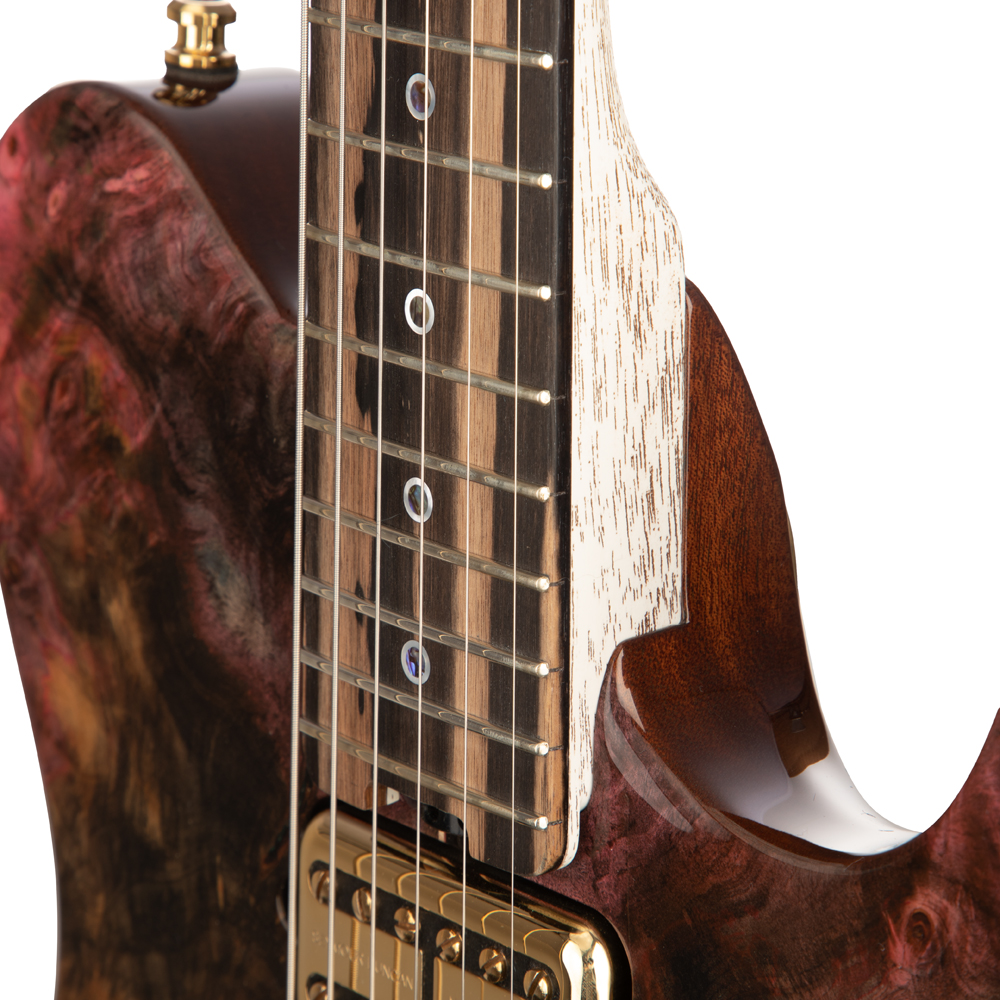 ESP Exhibition Limited Throbber CTM FL Electric Guitar - Natural Amorous Brown