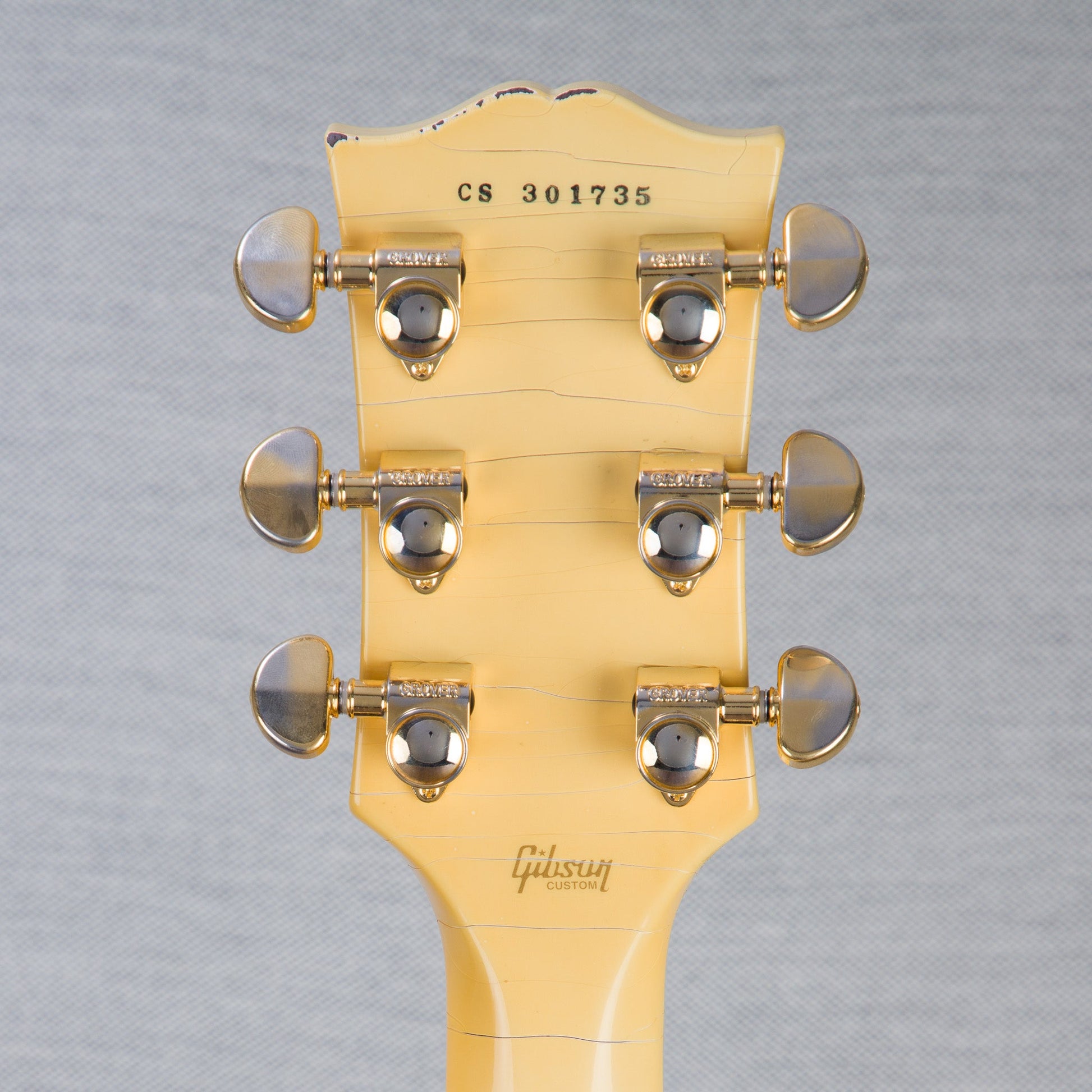 Gibson Custom Shop Murphy Lab Les Paul Custom Light Aged Electric Guitar - Alpine White - #CS301735