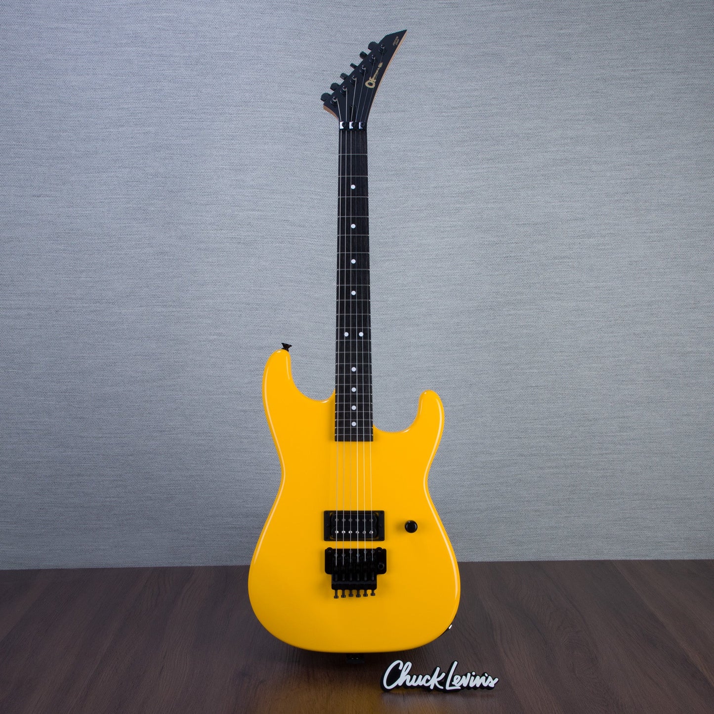 Charvel Custom Shop San Dimas 1H Floyd Rose Masterbuilt by “Big” Rob Knowles - Taxi Cab Yellow - #RK0087