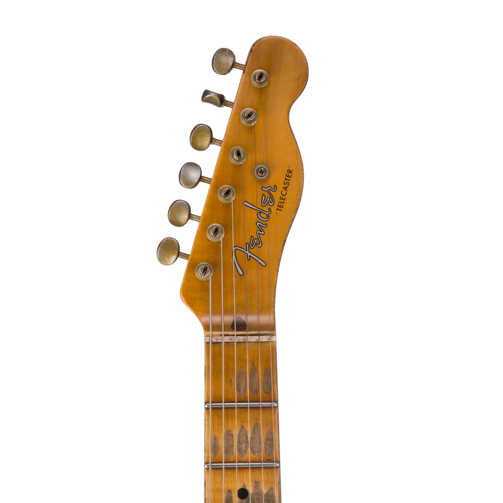 Fender Custom Shop 1952 Telecaster Heavy Relic Guitar - Aged Olympic White - CHUCKSCLUSIVE - #R123677