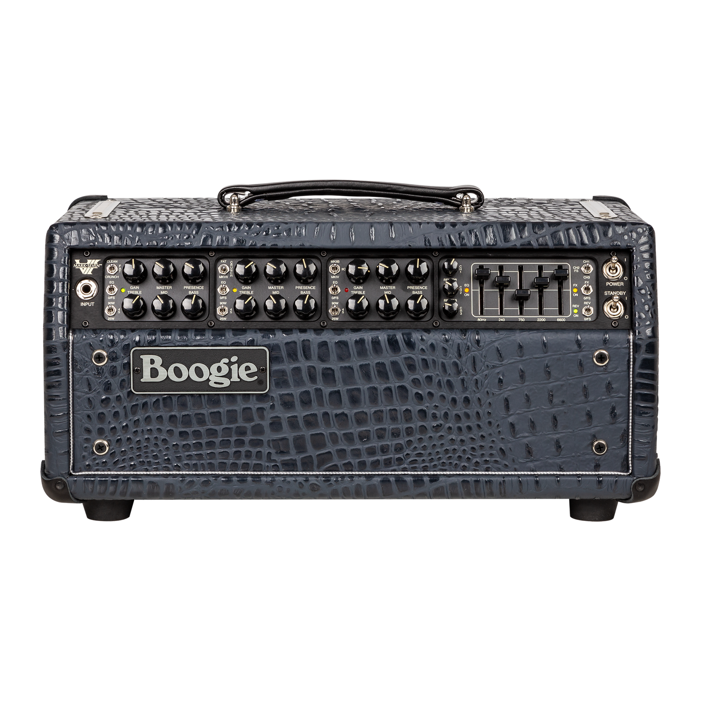 Mesa/Boogie Custom Configured Mark VII Head, Navy Crocodile