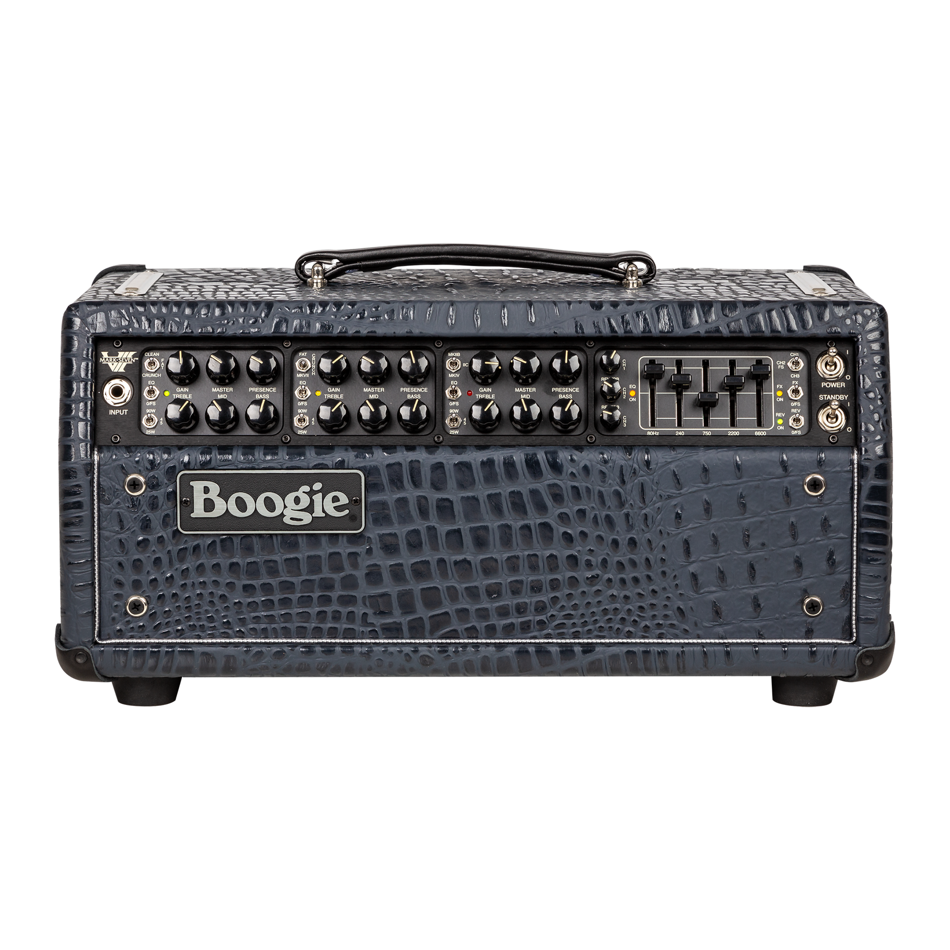 Mesa/Boogie Custom Configured Mark VII Head, Navy Crocodile