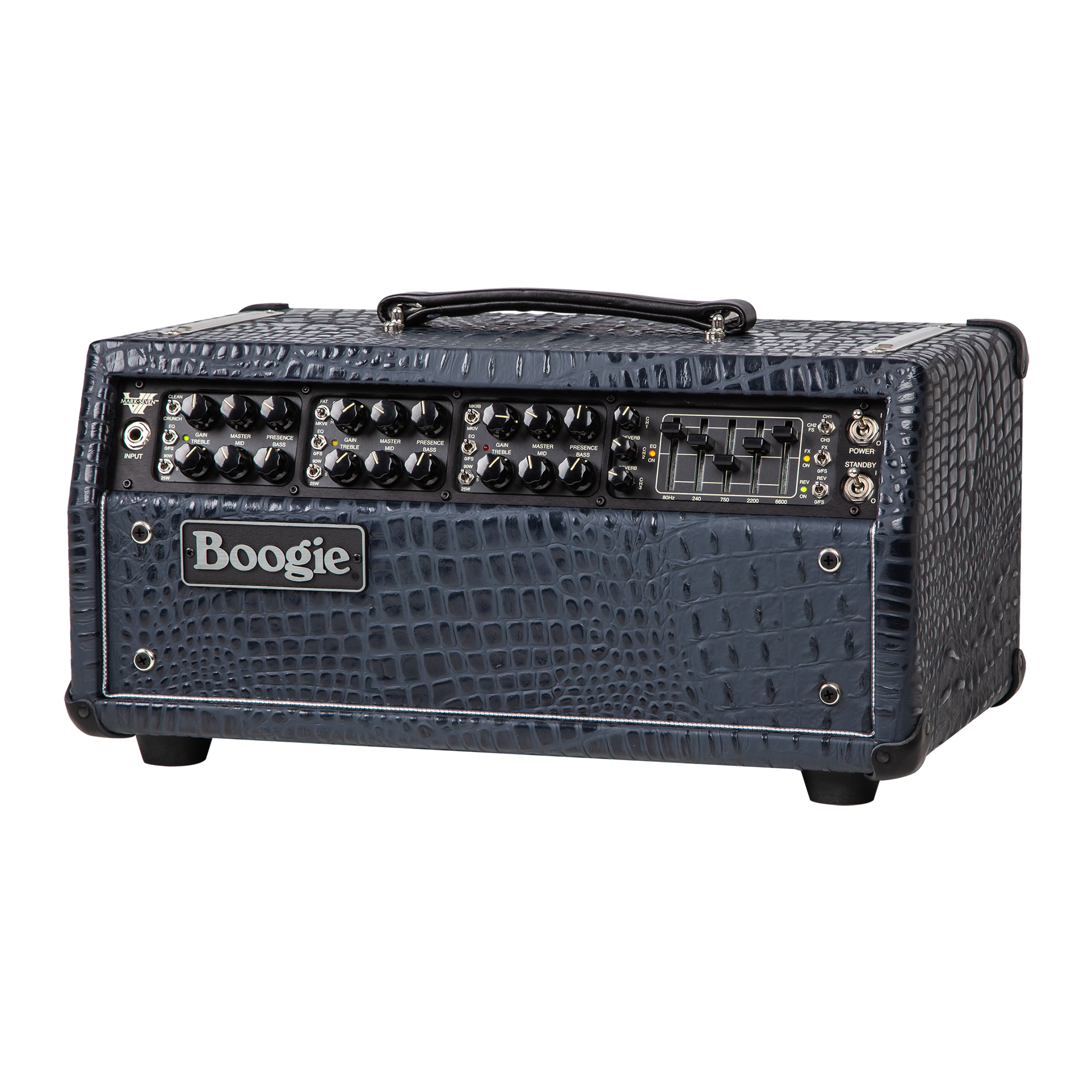 Mesa/Boogie Custom Configured Mark VII Head, Navy Crocodile