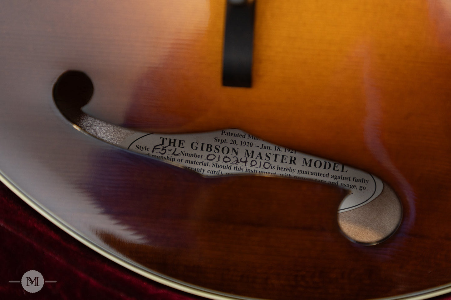Gibson Mandolins - 2000 F5-L Master Model - Used - Daley Signed