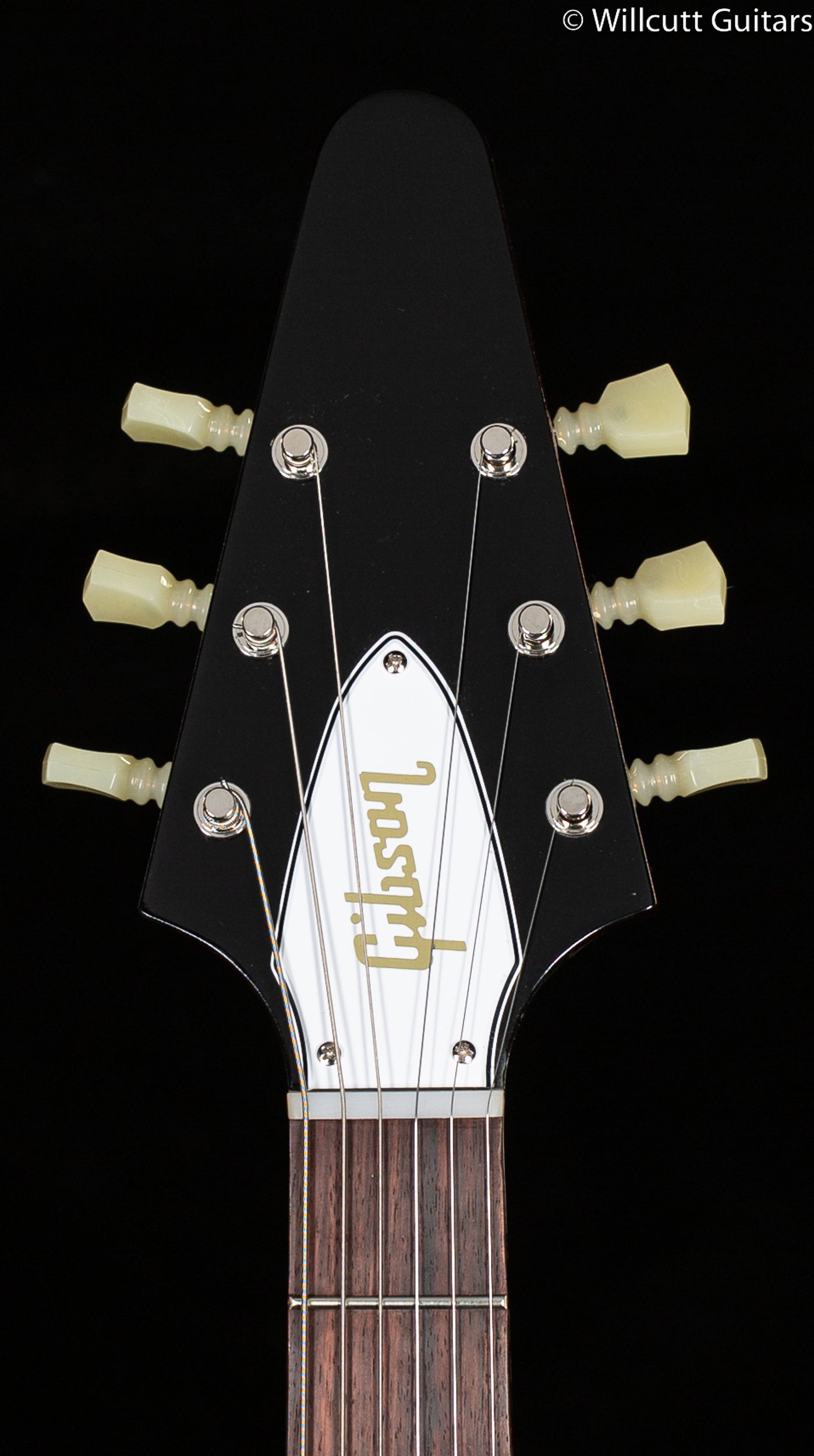 Gibson Custom Shop 1967 Mahogany Flying V Reissue w/ Maestro Vibrola Gloss Sparkling Burgundy (037)
