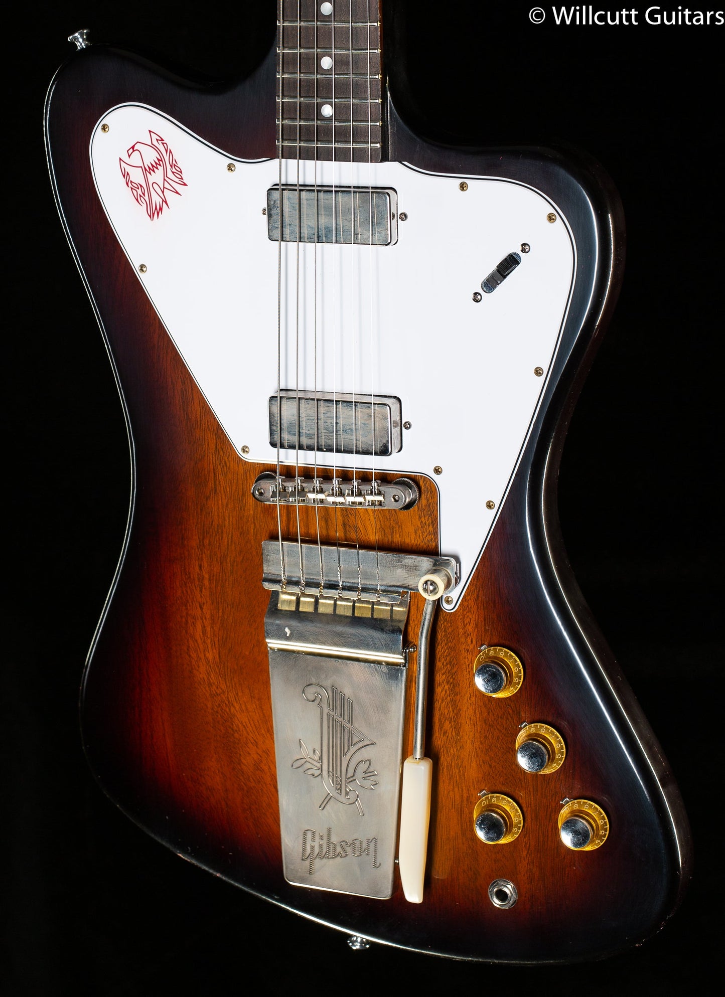 Gibson Custom Shop 1965 Non-Reverse Firebird V Maestro Vibrola VOS Vintage Sunburst