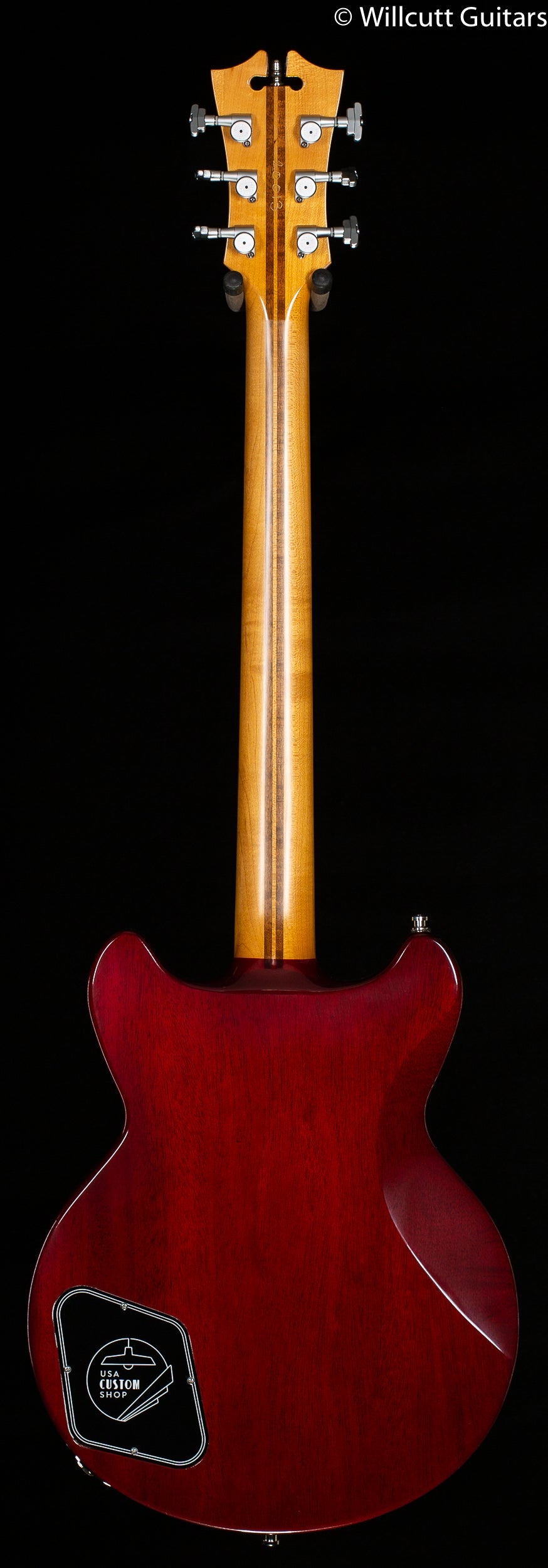 D'Angelico USA Custom Shop Brighton - Dark Cherry Burst