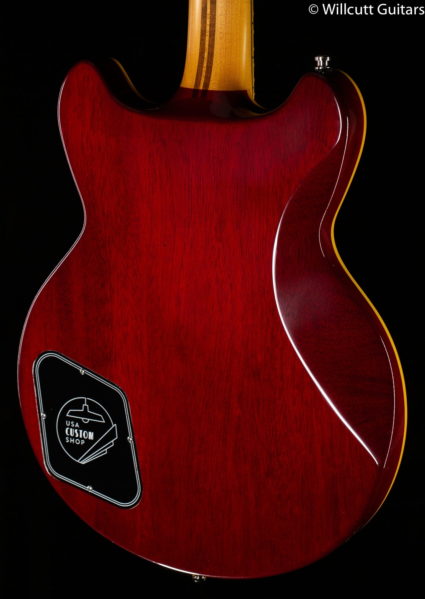 D'Angelico USA Custom Shop Brighton - Dark Cherry Burst