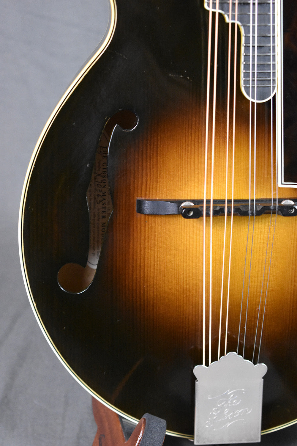 2002 Gibson F-5 Master Model signed by Charlie Derrington