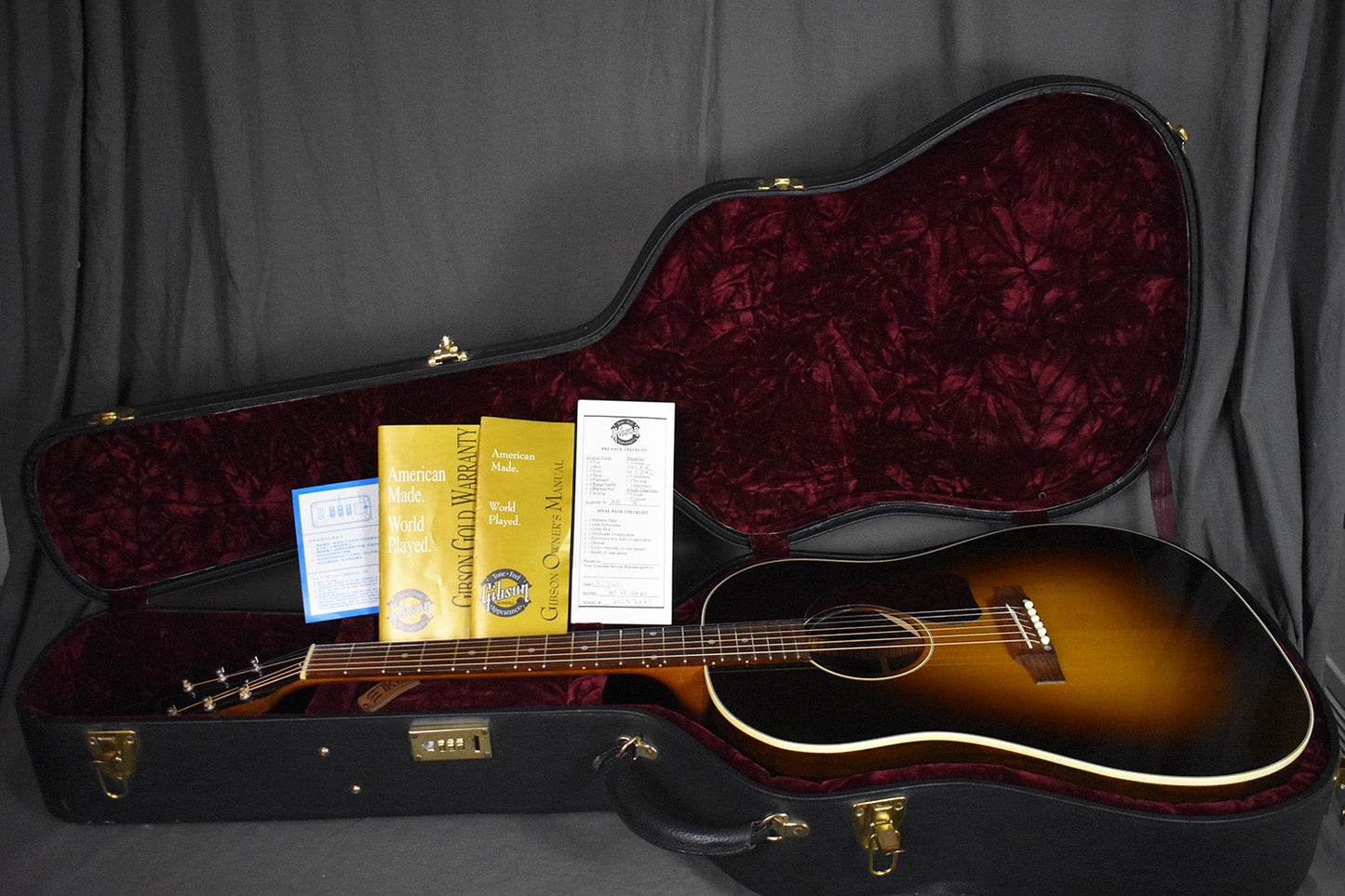 2003 Gibson Custom Shop J-45 Brazilian Rosewood