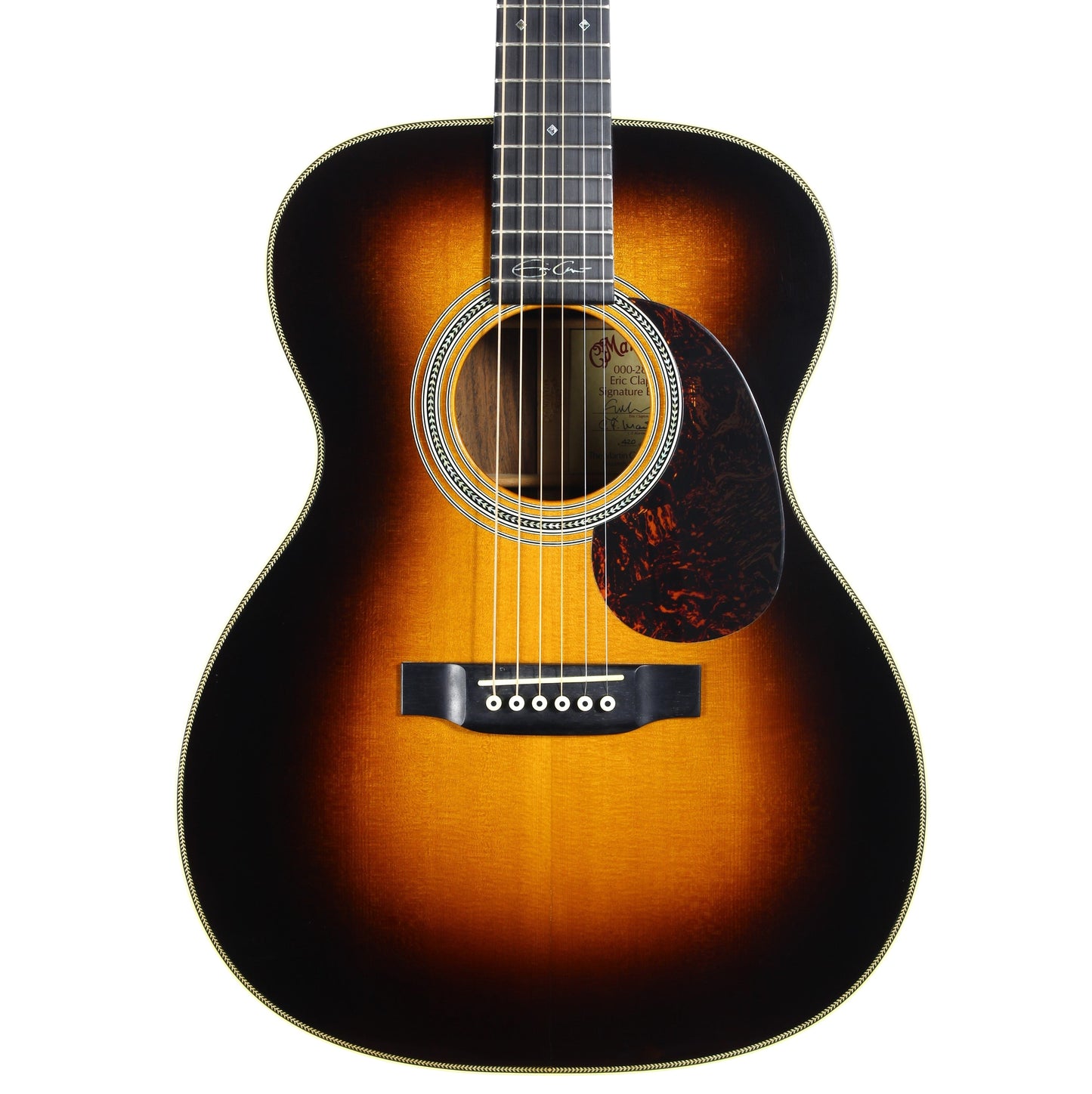 2003 Martin 000-28ECB Brazilian Rosewood Eric Clapton - Sunburst Limited Edition - Signed Label!