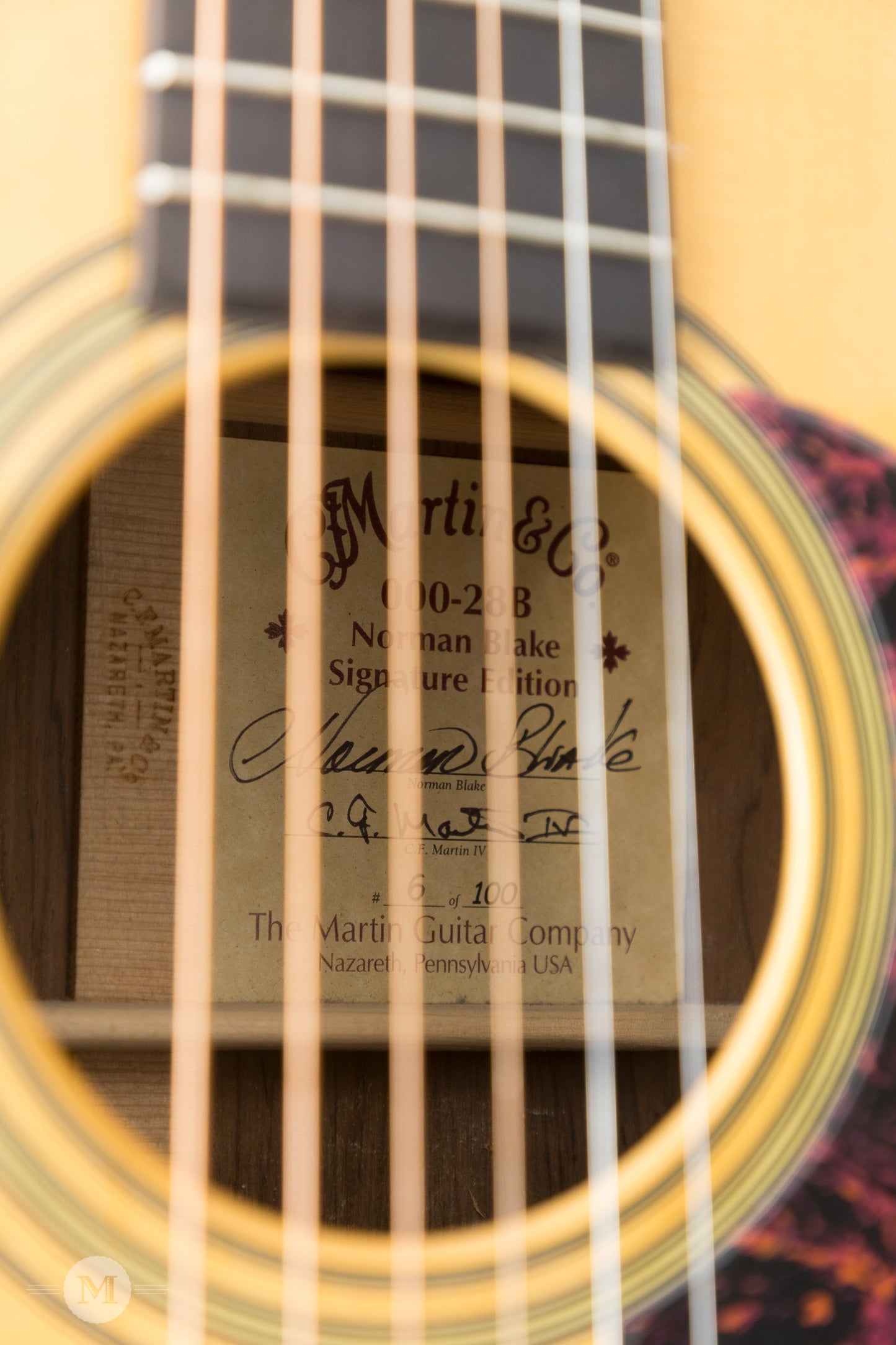 Martin Acoustic Guitars - 2004 000-28B Brazilian Rosewood - Norman Blake Signature Edition