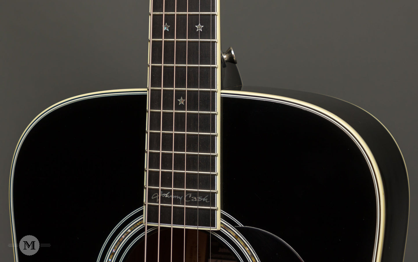Martin Guitars - 2006 D-35 Johnny Cash Commemorative Edition - Black - Used
