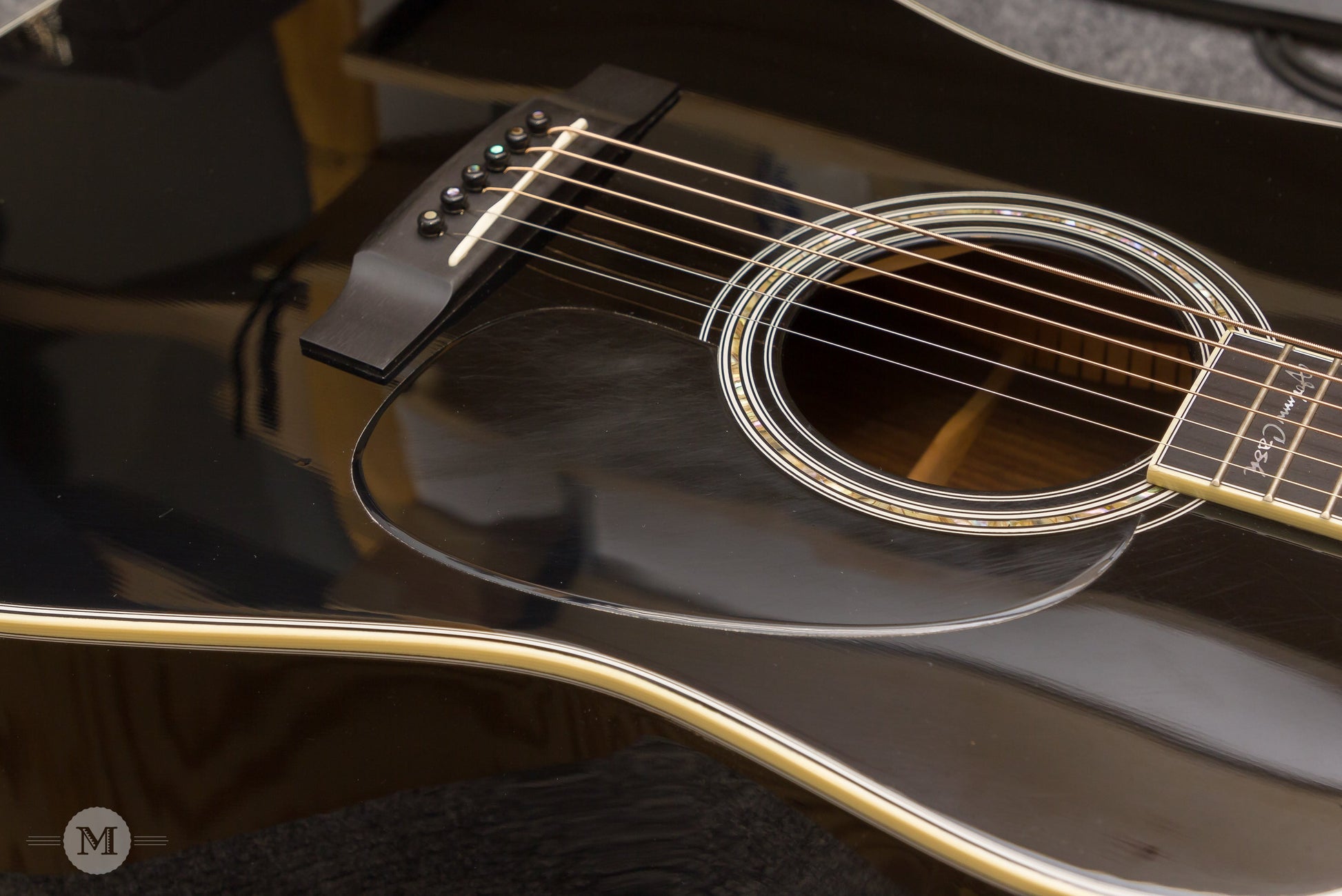 Martin Guitars - 2006 D-35 Johnny Cash Commemorative Edition - Black - Used
