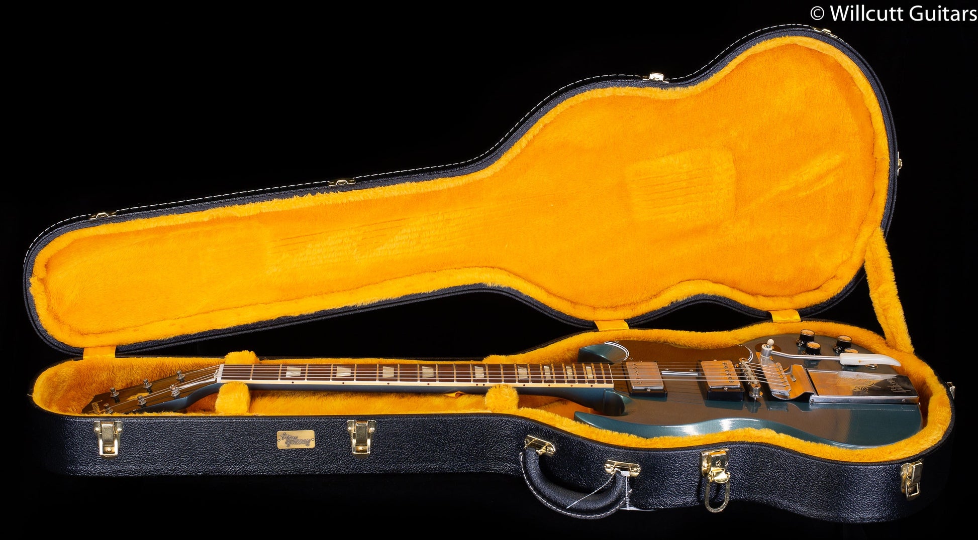 Gibson Custom Shop 1964 SG Standard Reissue w/ Maestro Vibrola Antique Pelham Blue - Light Aged NH