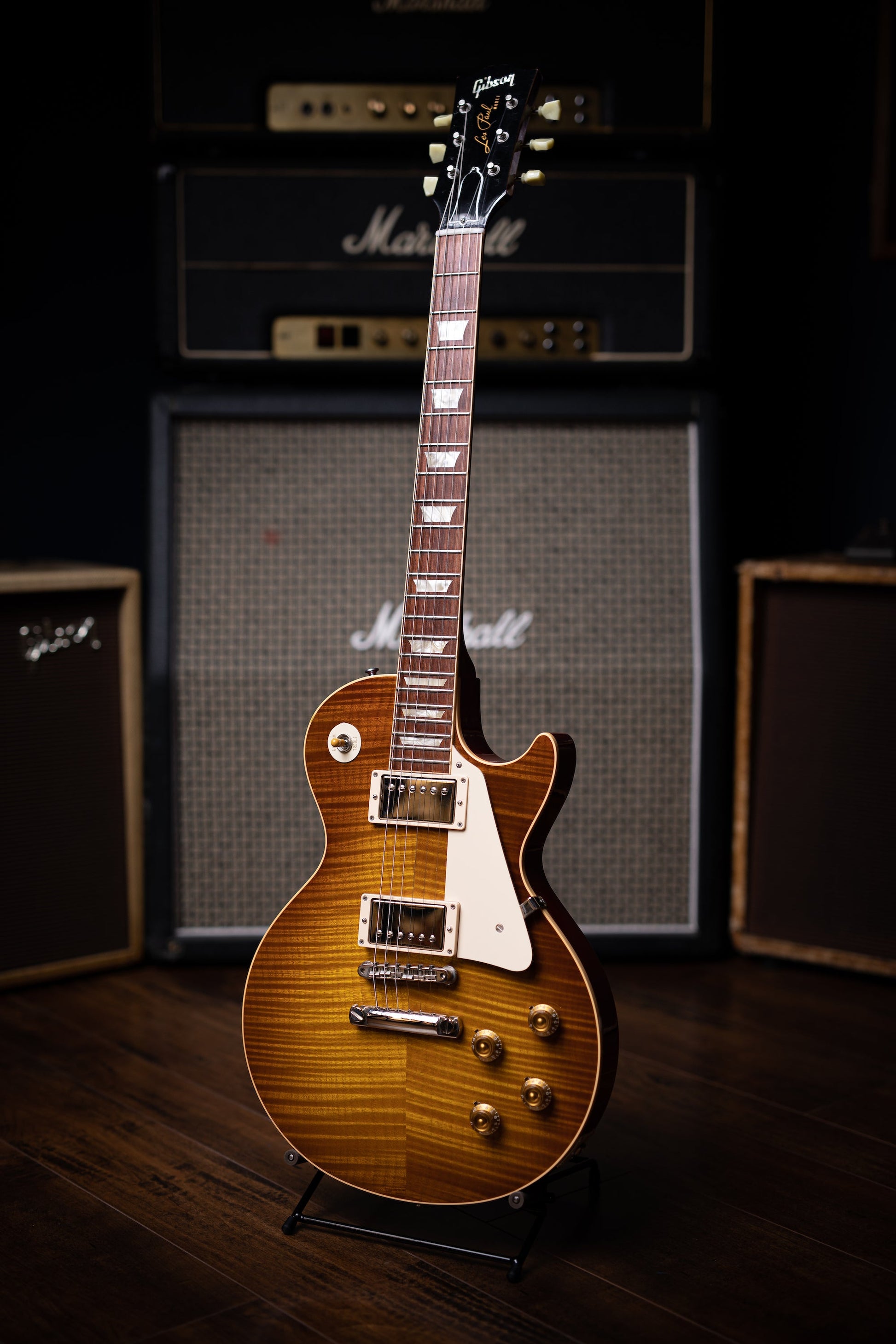 2009 Gibson Custom Shop 1959 Les Paul Reissue 50th Anniversary Electric Guitar - Sweet Tea Burst