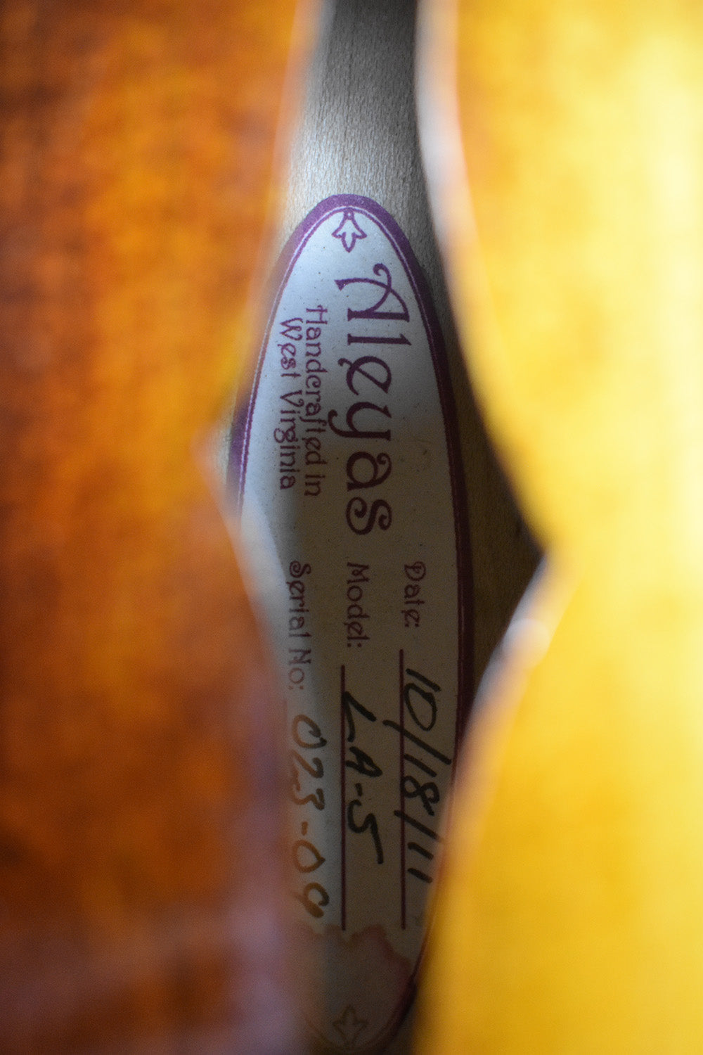 2011 Aleyas LA-5 Mandolin