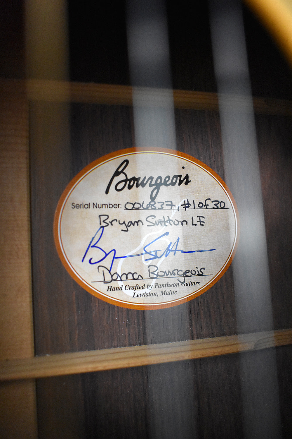2015 Bourgeois D Bryan Sutton Limited Edition #01 of 30