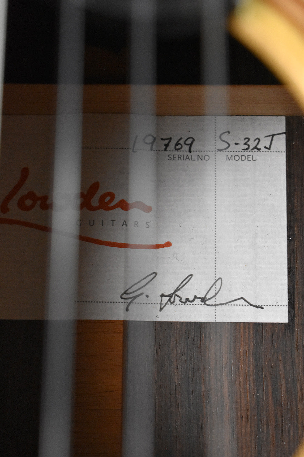 2015 Lowden S-32J