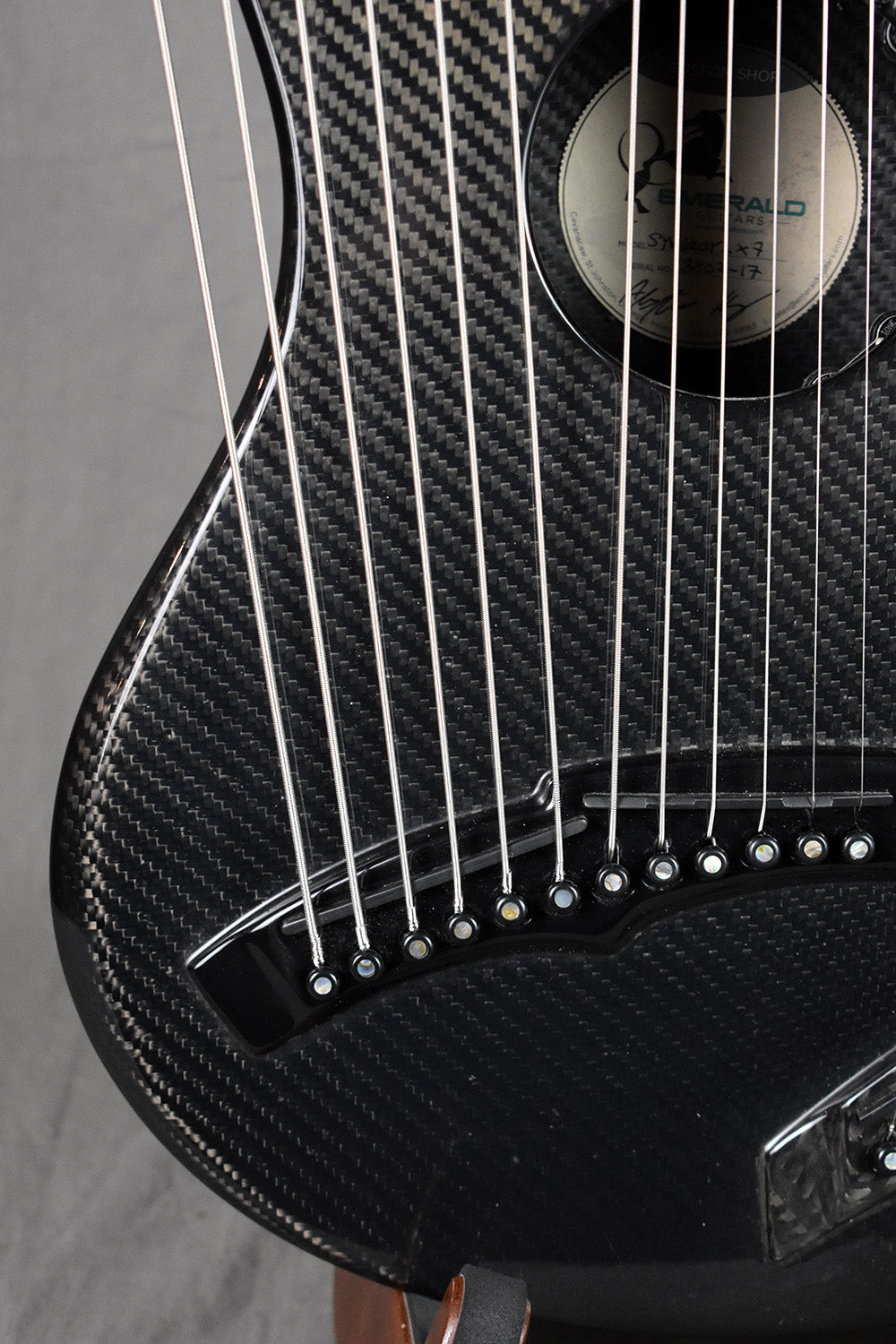 2017 Emerald Synergy X7 Custom Harp Guitar