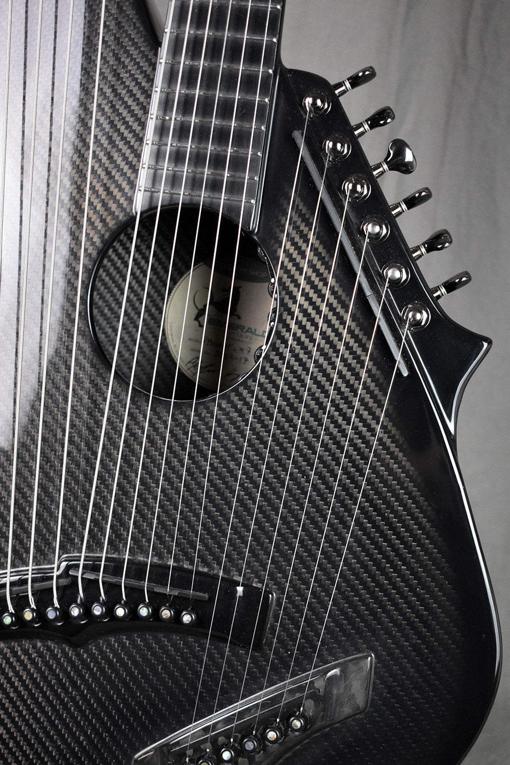2017 Emerald Synergy X7 Custom Harp Guitar