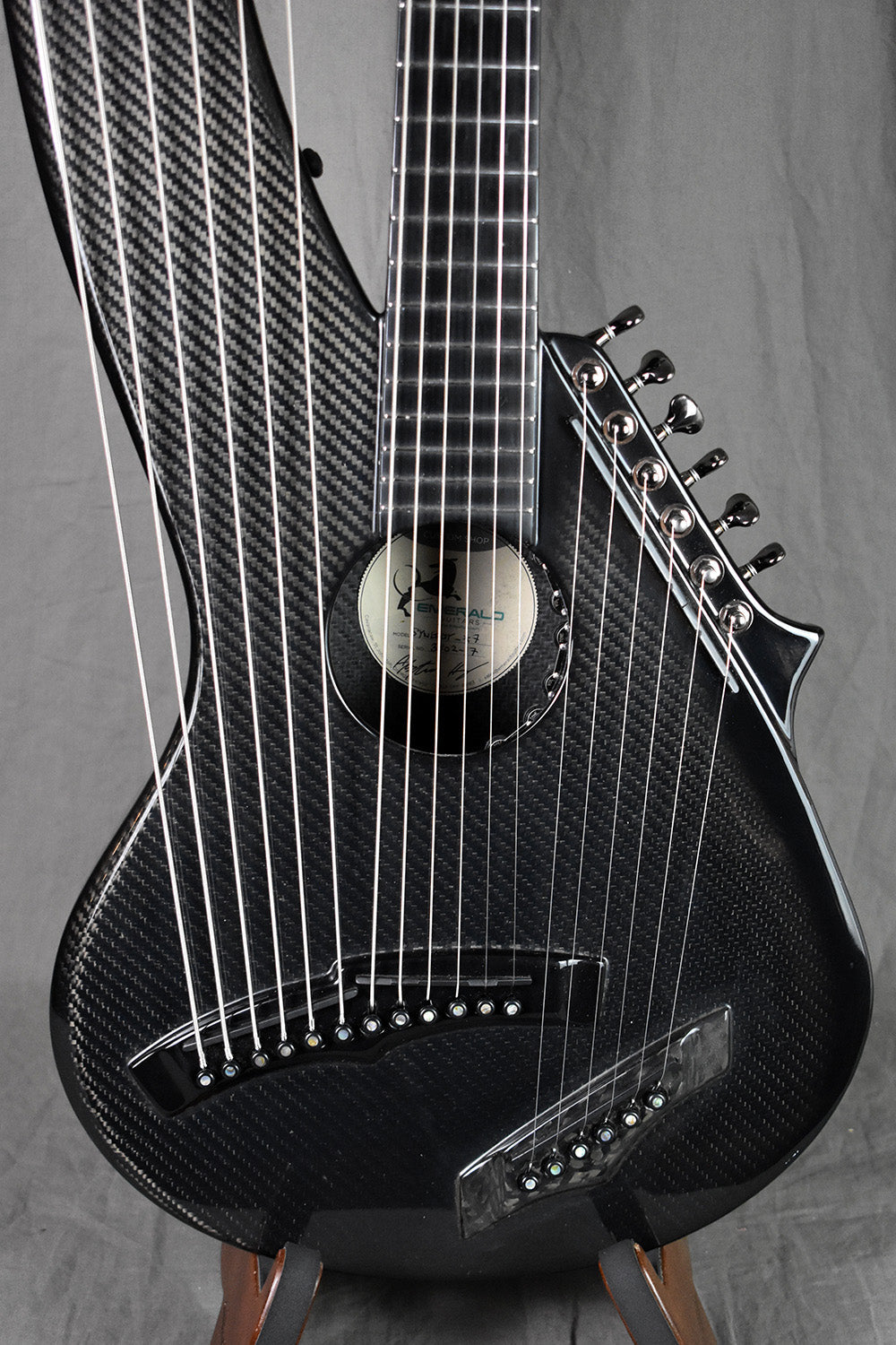 2017 Emerald Synergy X7 Custom Harp Guitar