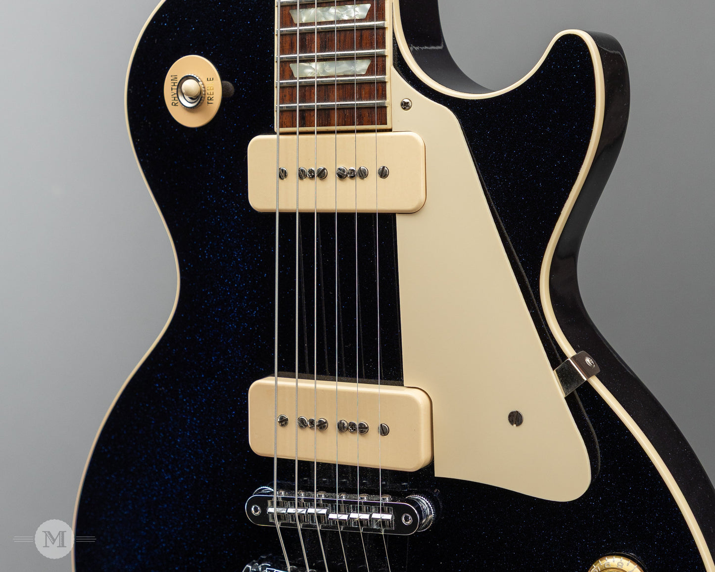 Gibson Guitars - 2018 Custom Shop Les Paul Standard - P-90s M2M - Brunswick Blue Sparkle - Used