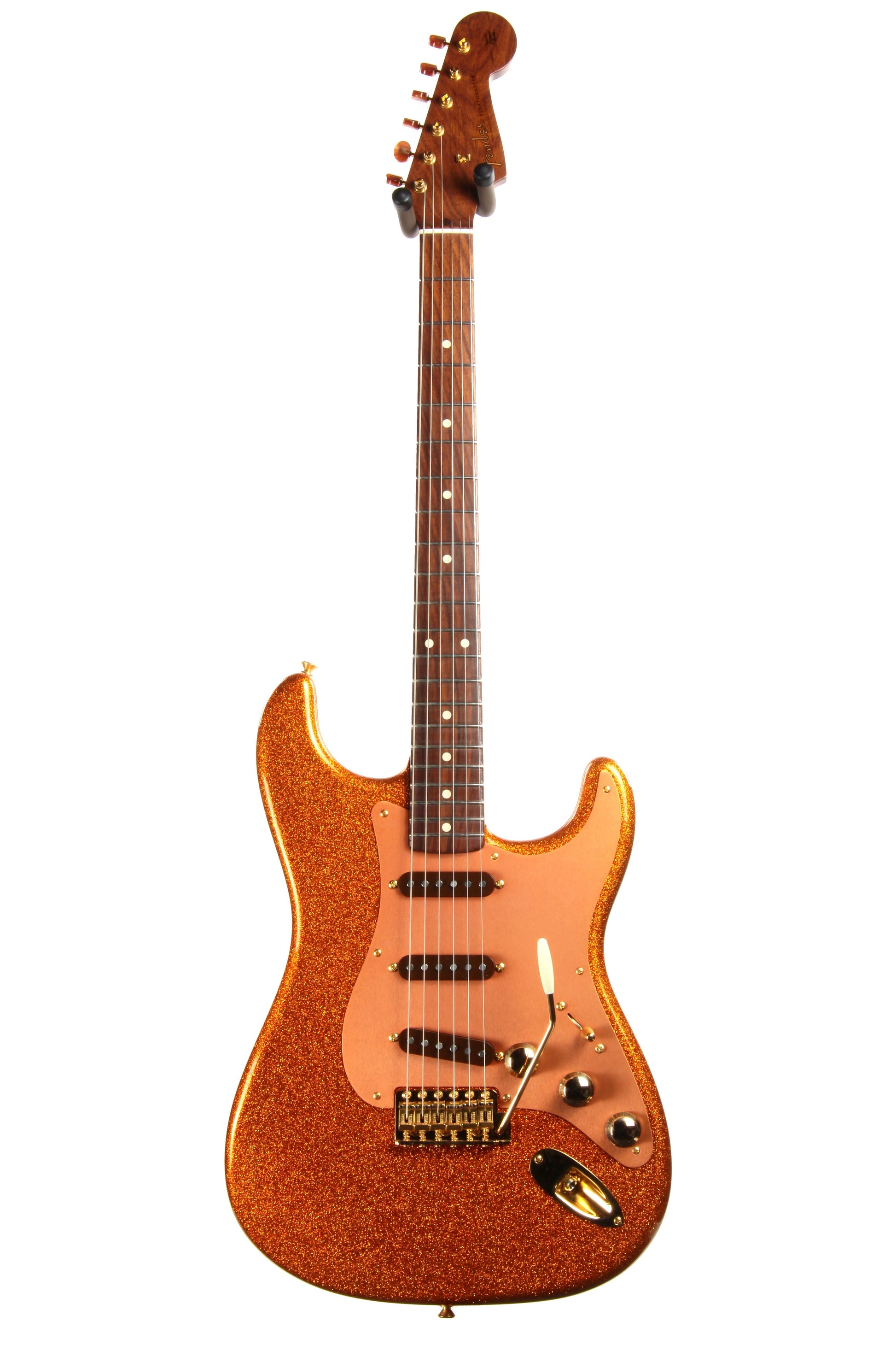 Fender Custom Shop Paul Waller Masterbuilt '56 Stratocaster Orange Sparkle - Solid CITES Rosewood Neck!