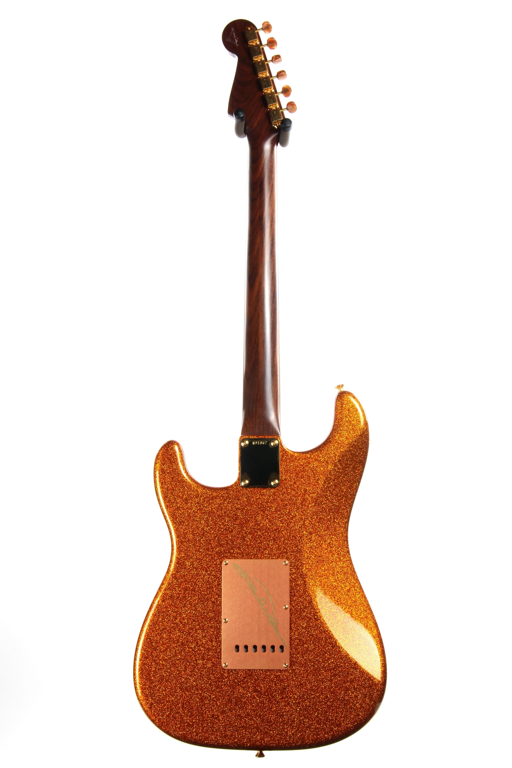 Fender Custom Shop Paul Waller Masterbuilt '56 Stratocaster Orange Sparkle - Solid CITES Rosewood Neck!