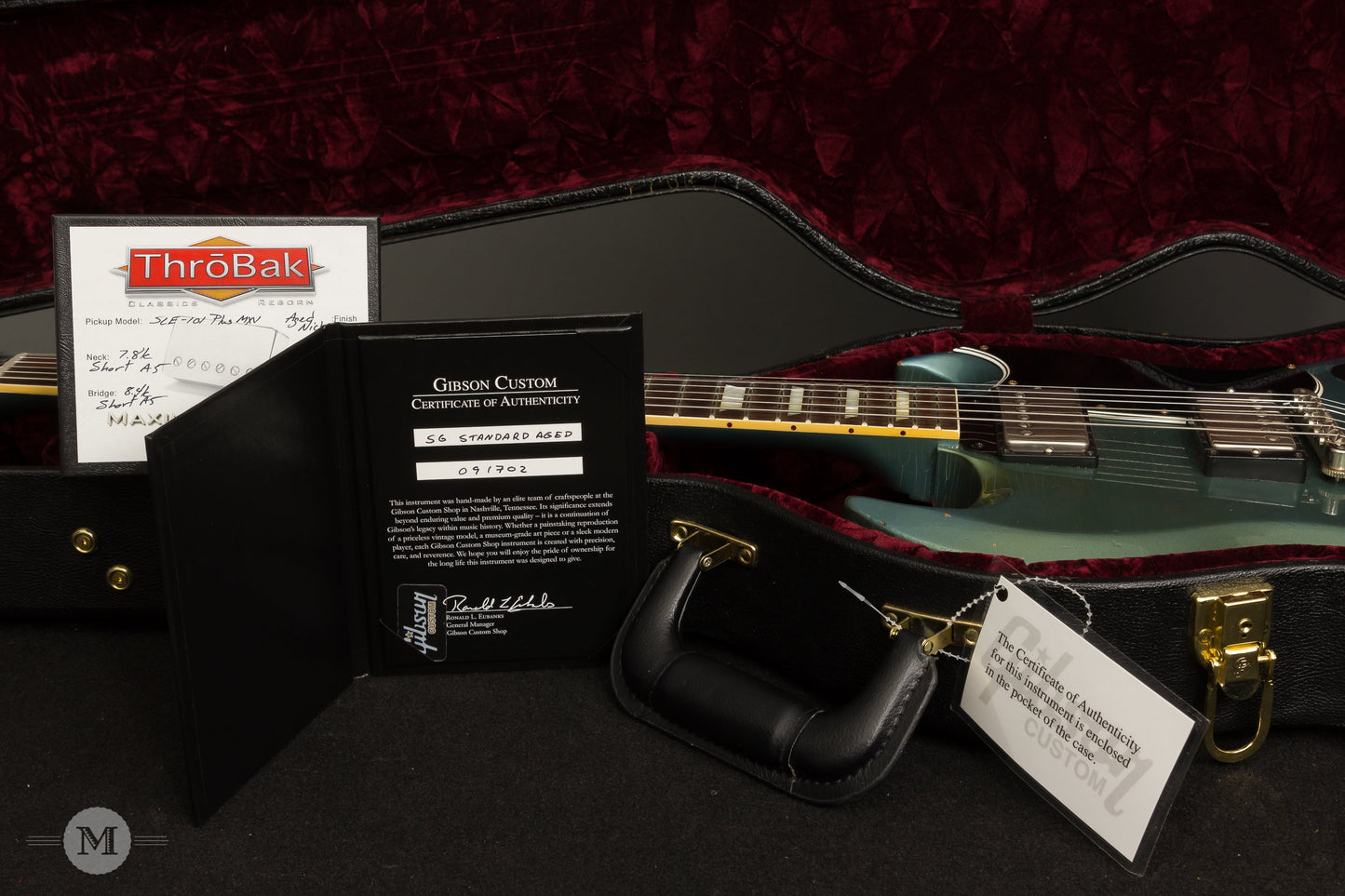 Gibson Custom Shop - 2019 SG Standard Aged Pelham Blue - Used