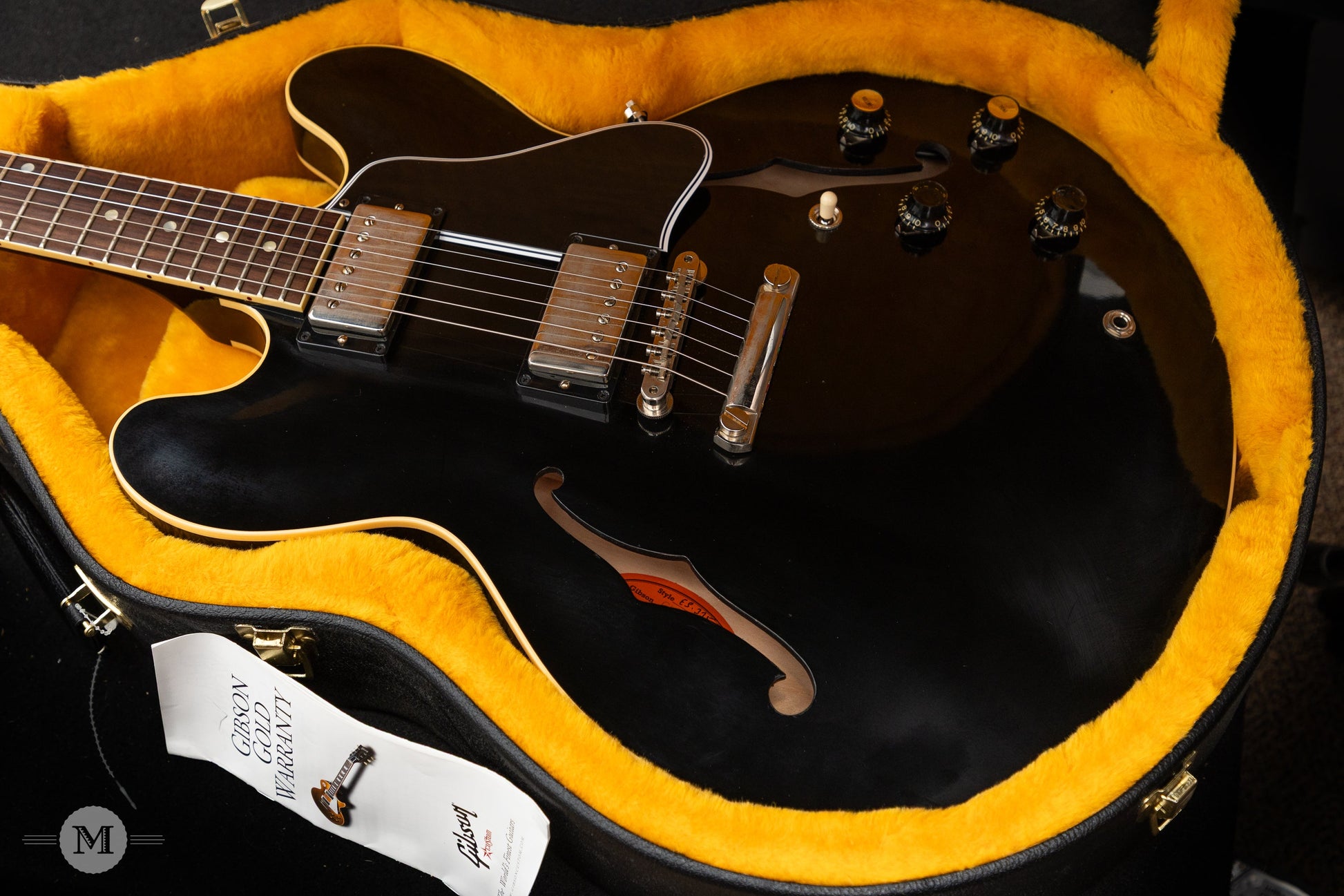 Gibson Guitars -  2021 Custom Shop '61 ES-335 Ebony - Used