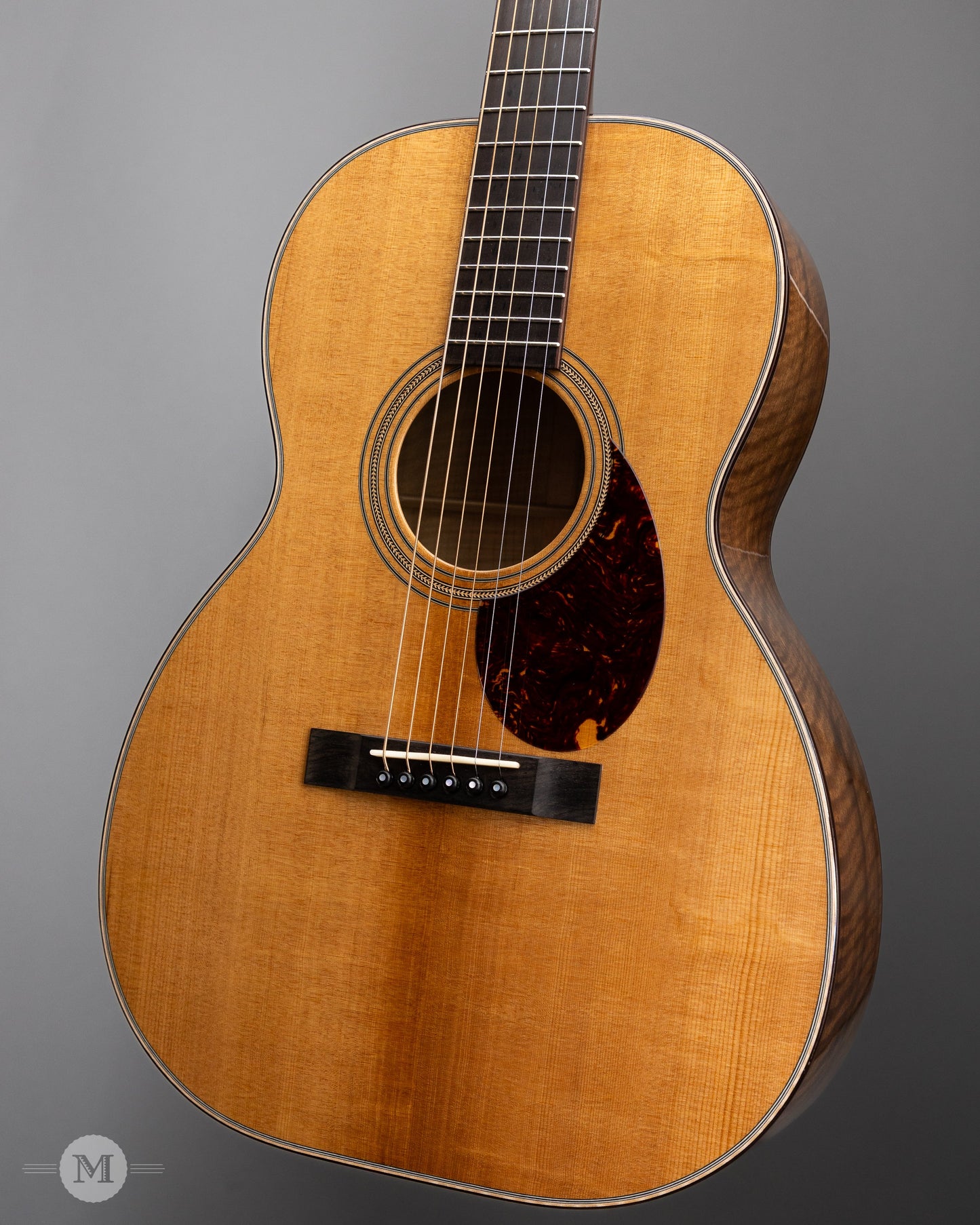 Huss & Dalton Guitars -2021 Custom 000-12 - Flame Myrtlewood - Used