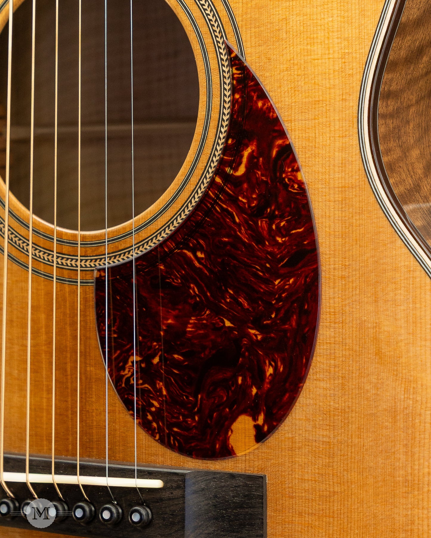Huss & Dalton Guitars -2021 Custom 000-12 - Flame Myrtlewood - Used