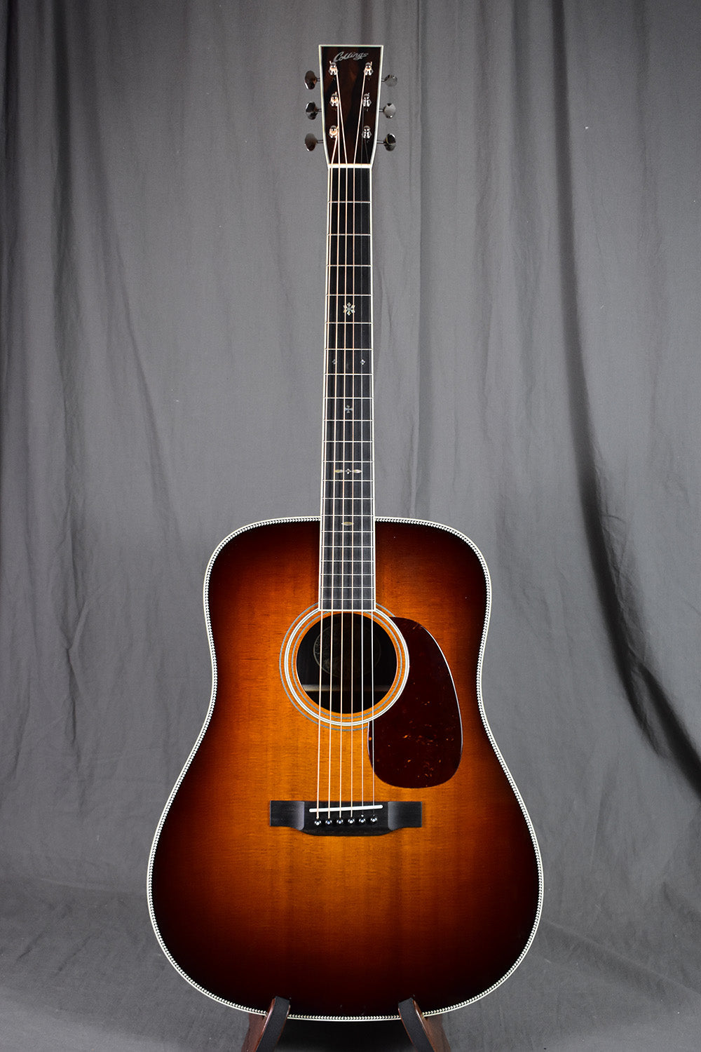 Collings D2H Baked Sitka Sunburst w/ 42-Style Snowflakes